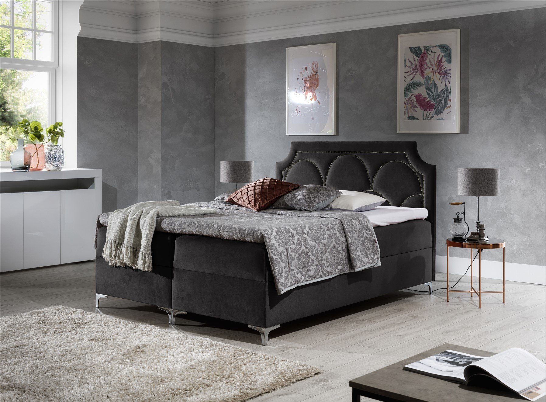 Fun Möbel Boxbett Schlafzimmerbett CARMEN LUX günstig online kaufen