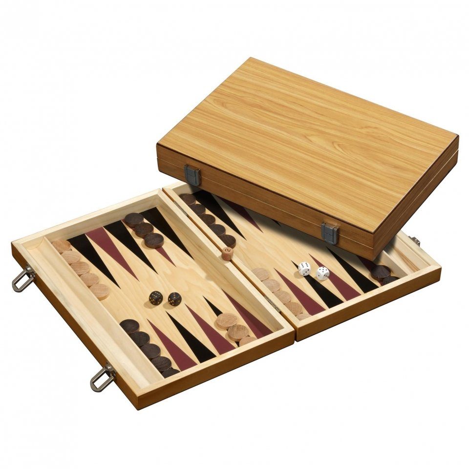 Philos Spiel, Backgammon - Kassette - Ioannis - Holz - standard