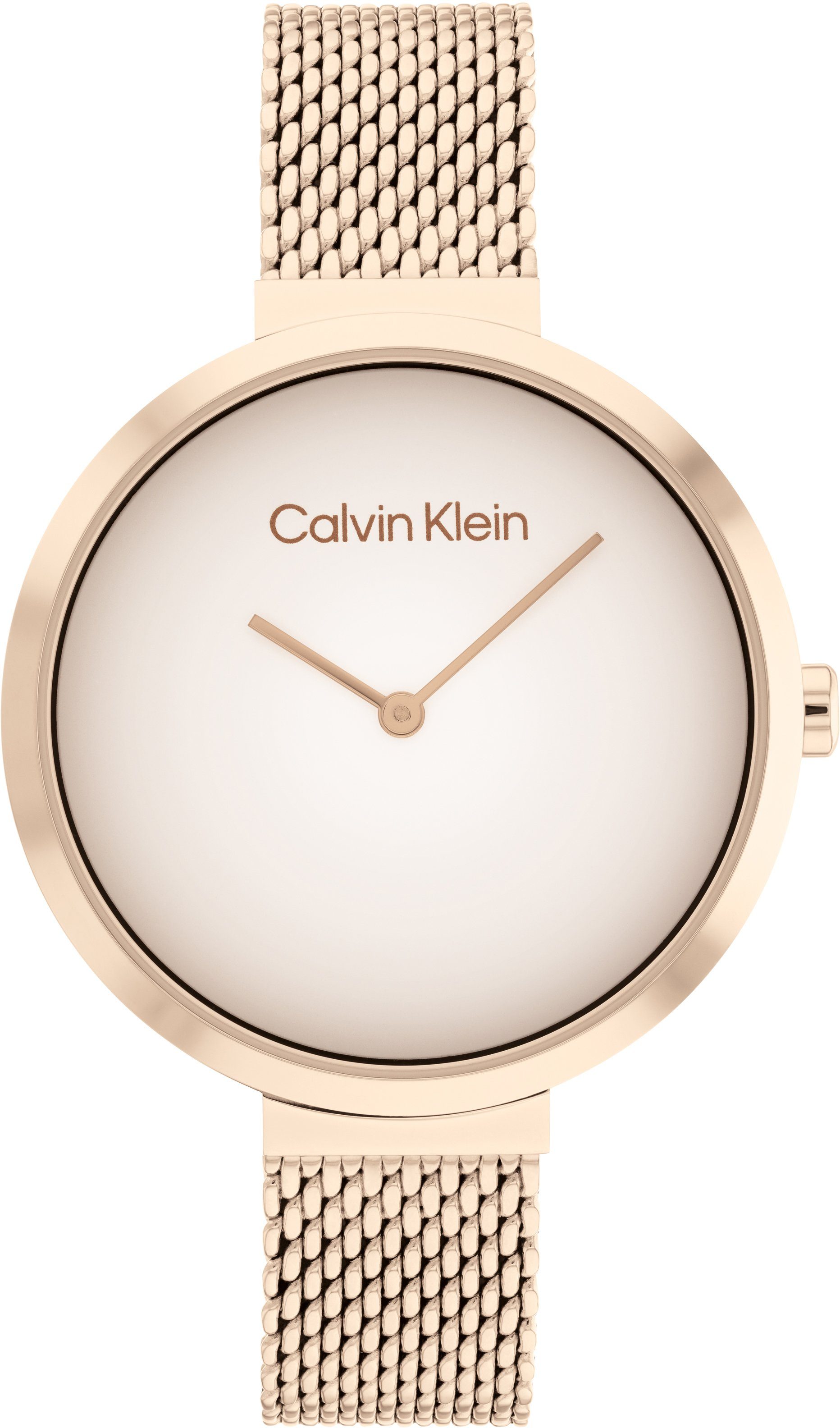Damen Uhren Calvin Klein Quarzuhr Minimalistic T Bar Mesh 36 mm, 25200080