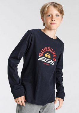 Quiksilver Longsleeve Jungen Doppelpack mit Logodruck (2-tlg., 2er-Pack)