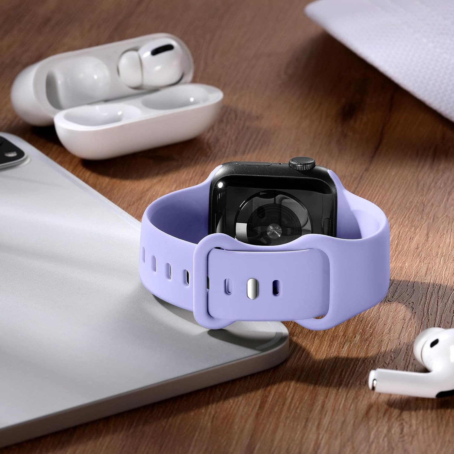 Widmann-Shop Smartwatch-Armband Apple Watch Silikon Armband Series 6 7 8 9 günstig online kaufen