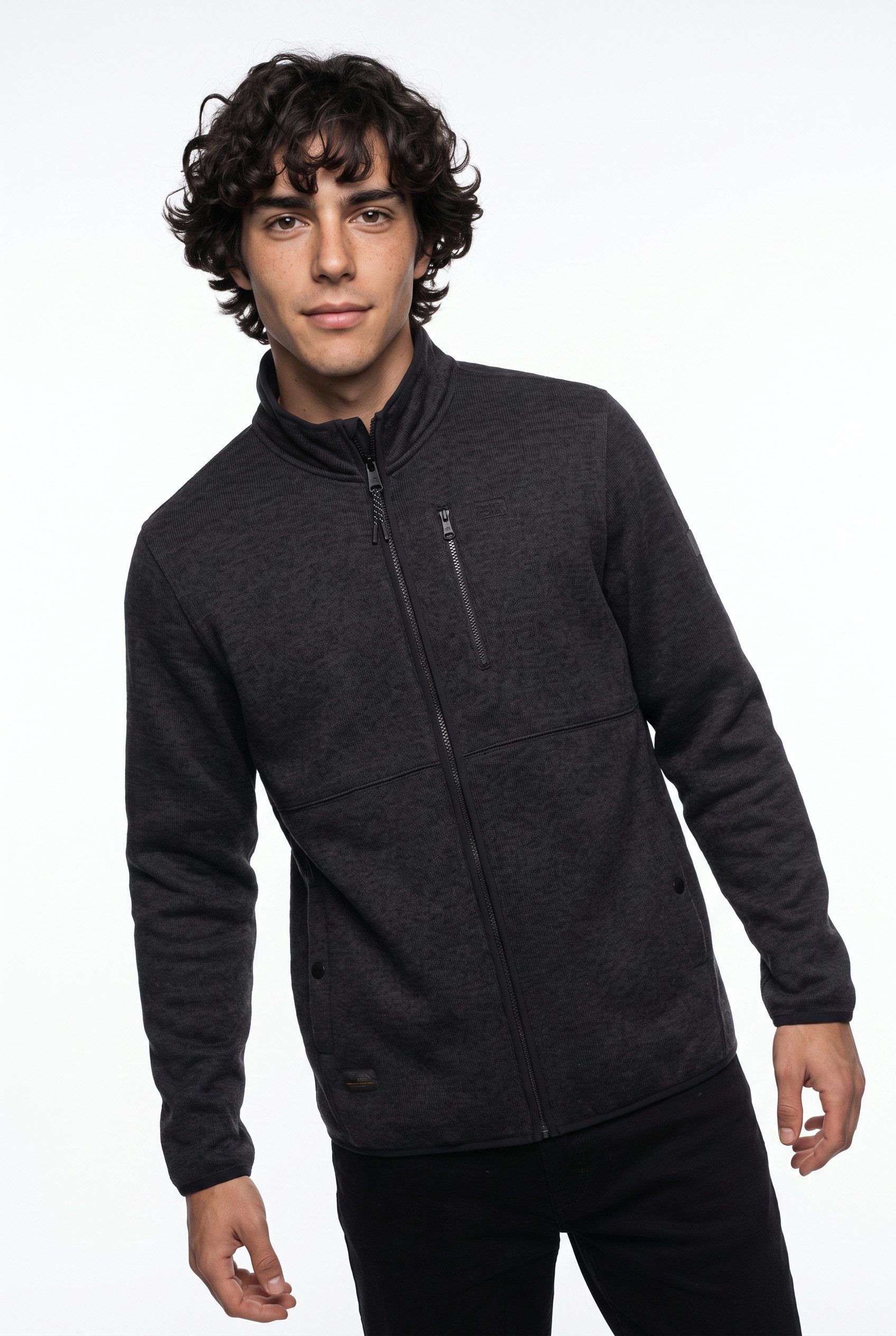 camel active Strickjacke mit reflektierenden Details