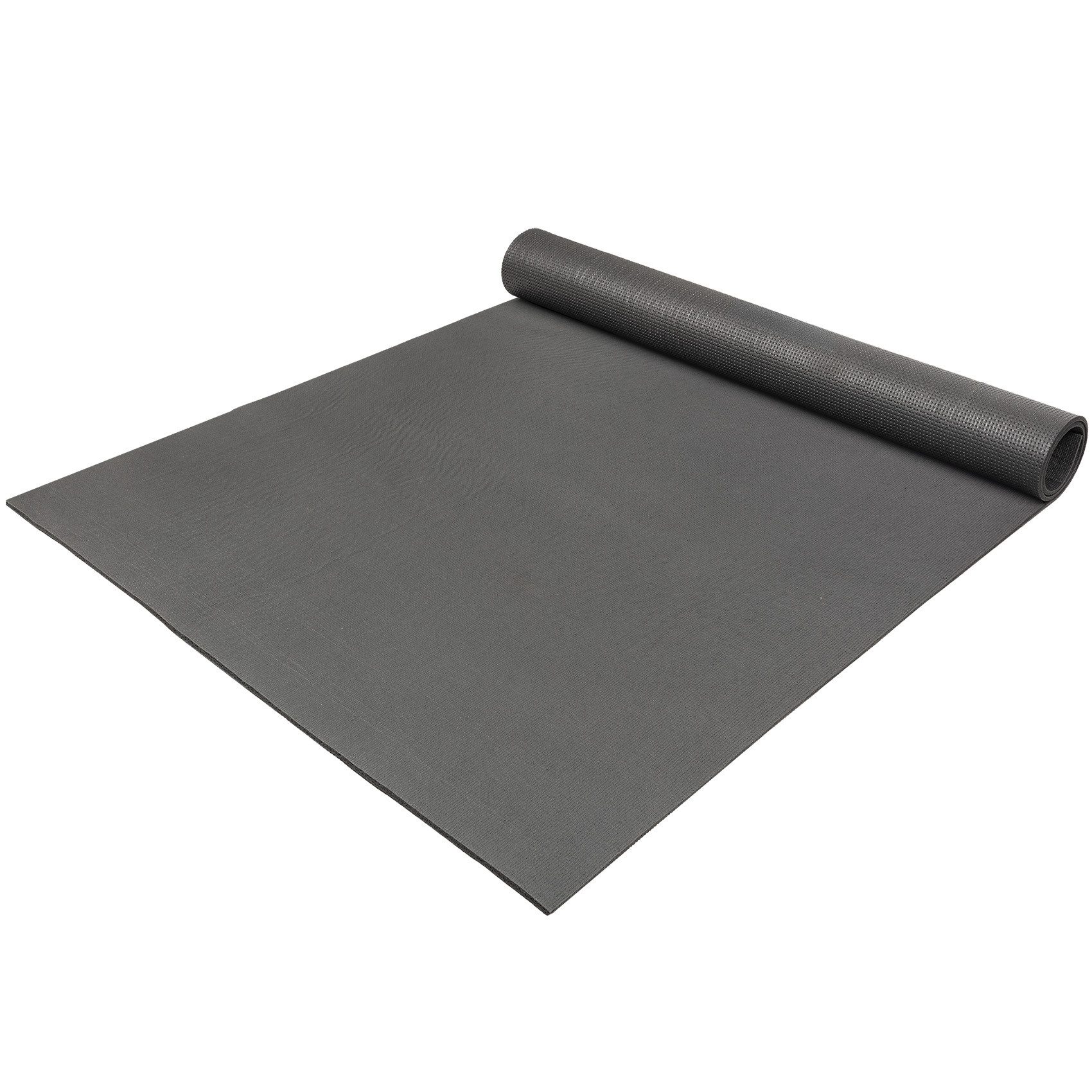 ANRO Bodenschutzmatte Universalmatte 8 mm Isolierend PVC-Schaum zuschneidbar, Spielmatte, Kein Set, 1-St., Einteilig, vielseitige Schutz- Unterlegmatte Größe: 100x65cm Uni Anthrazit