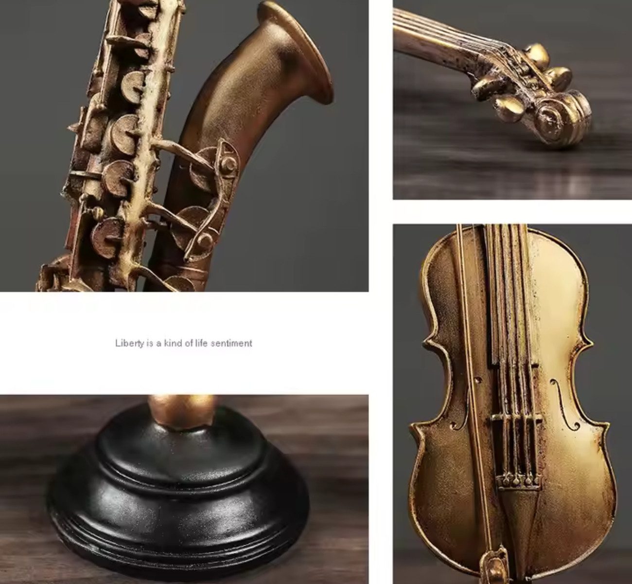 Quality Elegance Dekofigur Musikinstrumente-Deko aus Harz günstig online kaufen