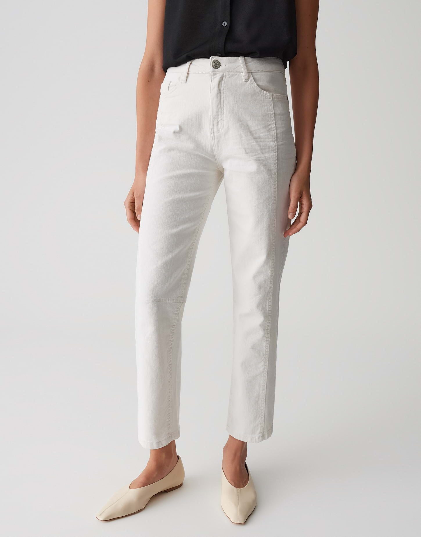 Slouchy Jeans LOLAH CASUAL Mid Rise aus Spanish Cotton Mix