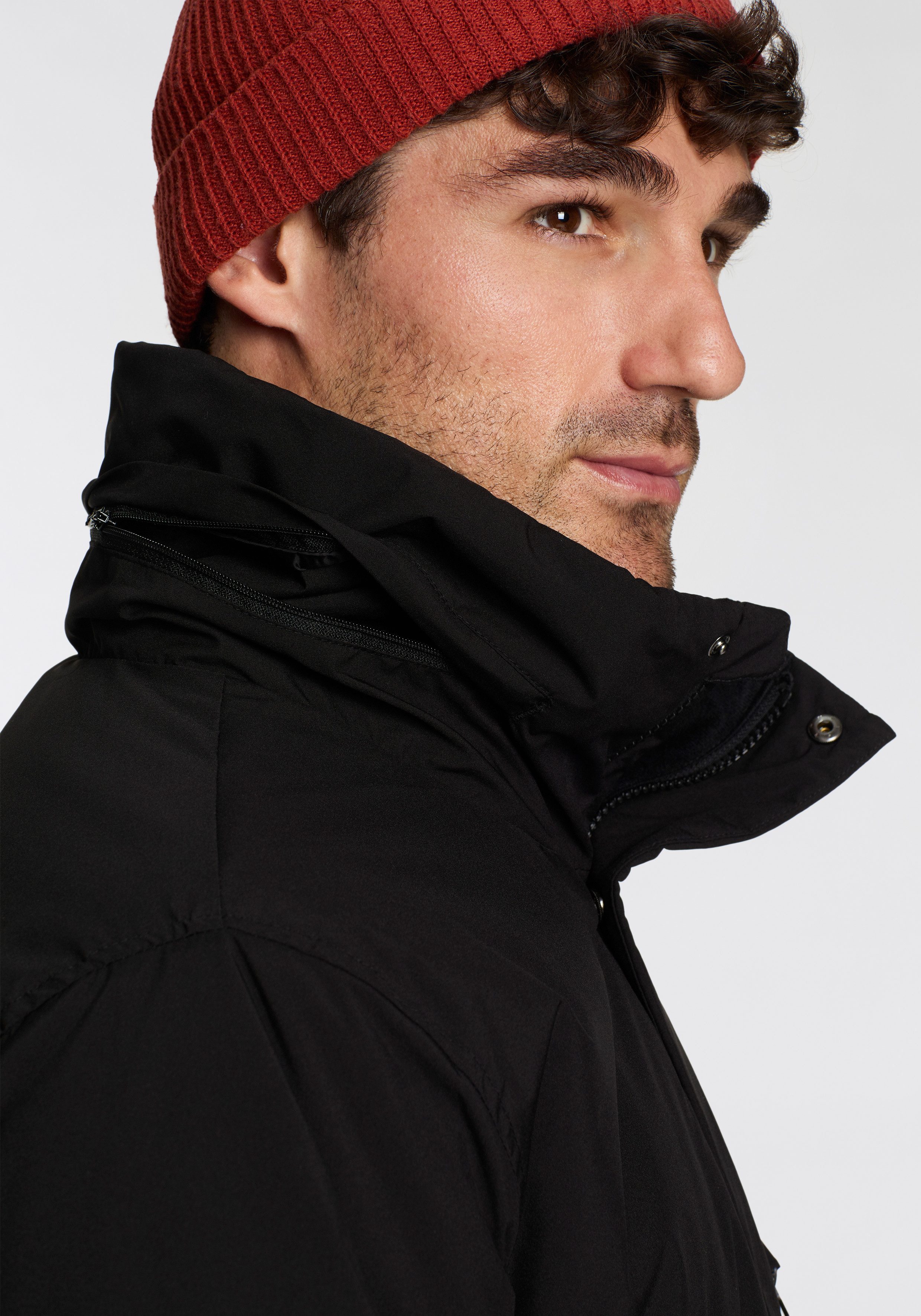 Icepeak Funktionsparka H SOFTSHELLJACKE AGARA wind- und wasserabweisend, getapte Nähte an Schultern und Kapuze