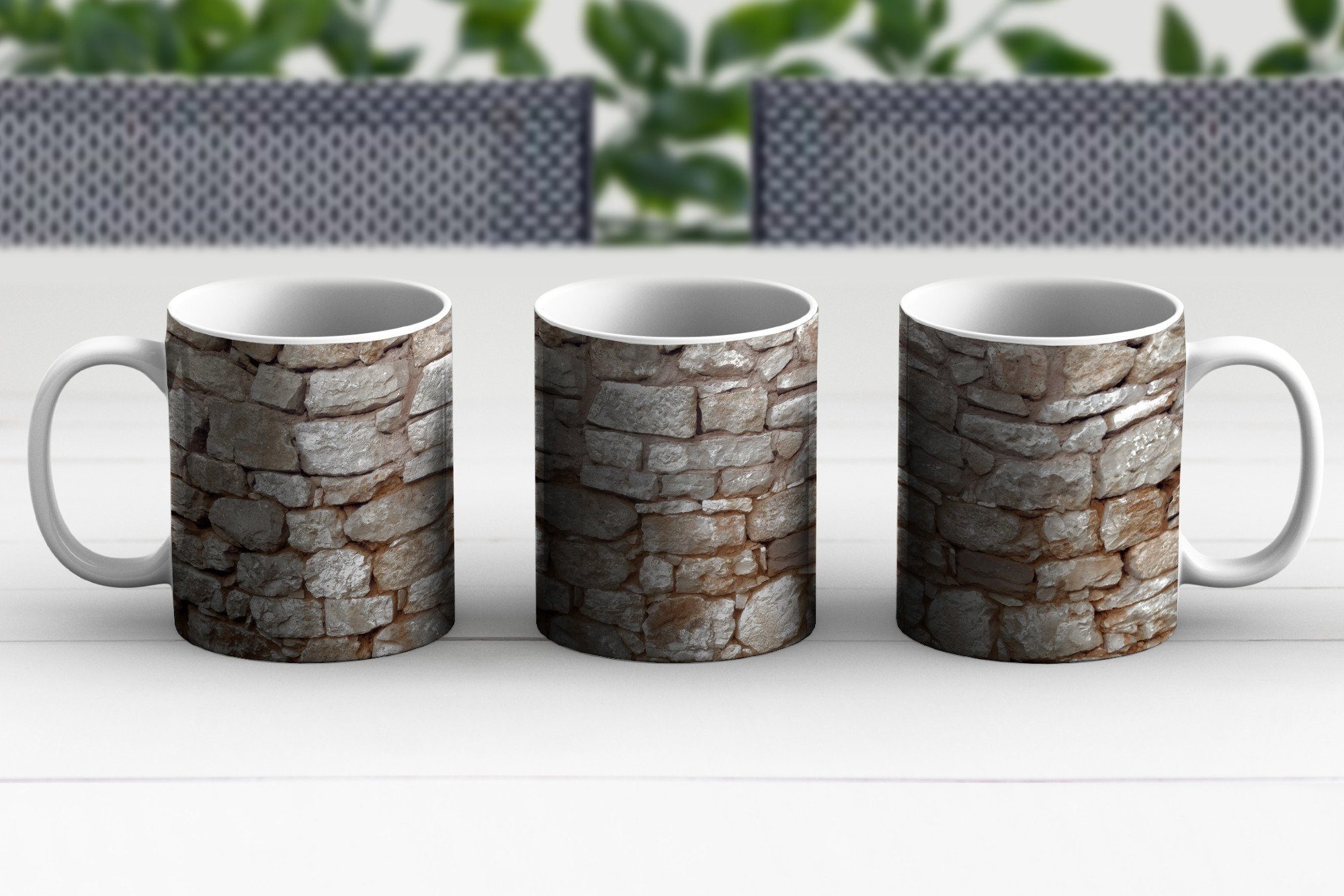 MuchoWow Tasse Kaffeetassen, Felsbrocken Keramik, Becher, Teetasse, - Antike, - Mittelalter Geschenk Teetasse