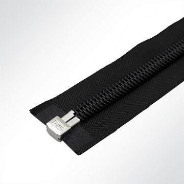 YKK® Verschlussklammer YKK® 10C Spiralreißverschluß teilbar, Spiralbreite 10,5mm, schwarz (1-tlg)