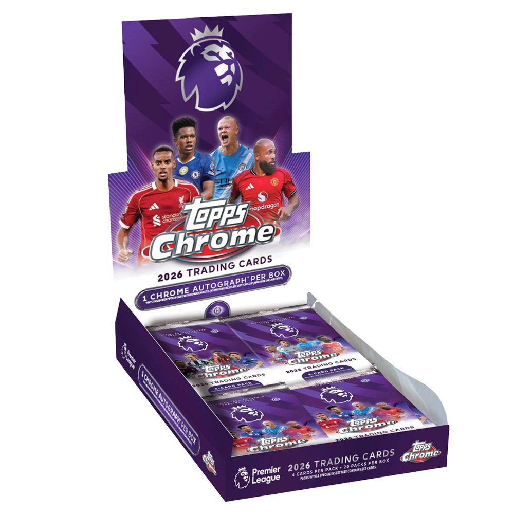 Topps Sammelkarte 2026 Topps Premier League Chrome Hobby Box