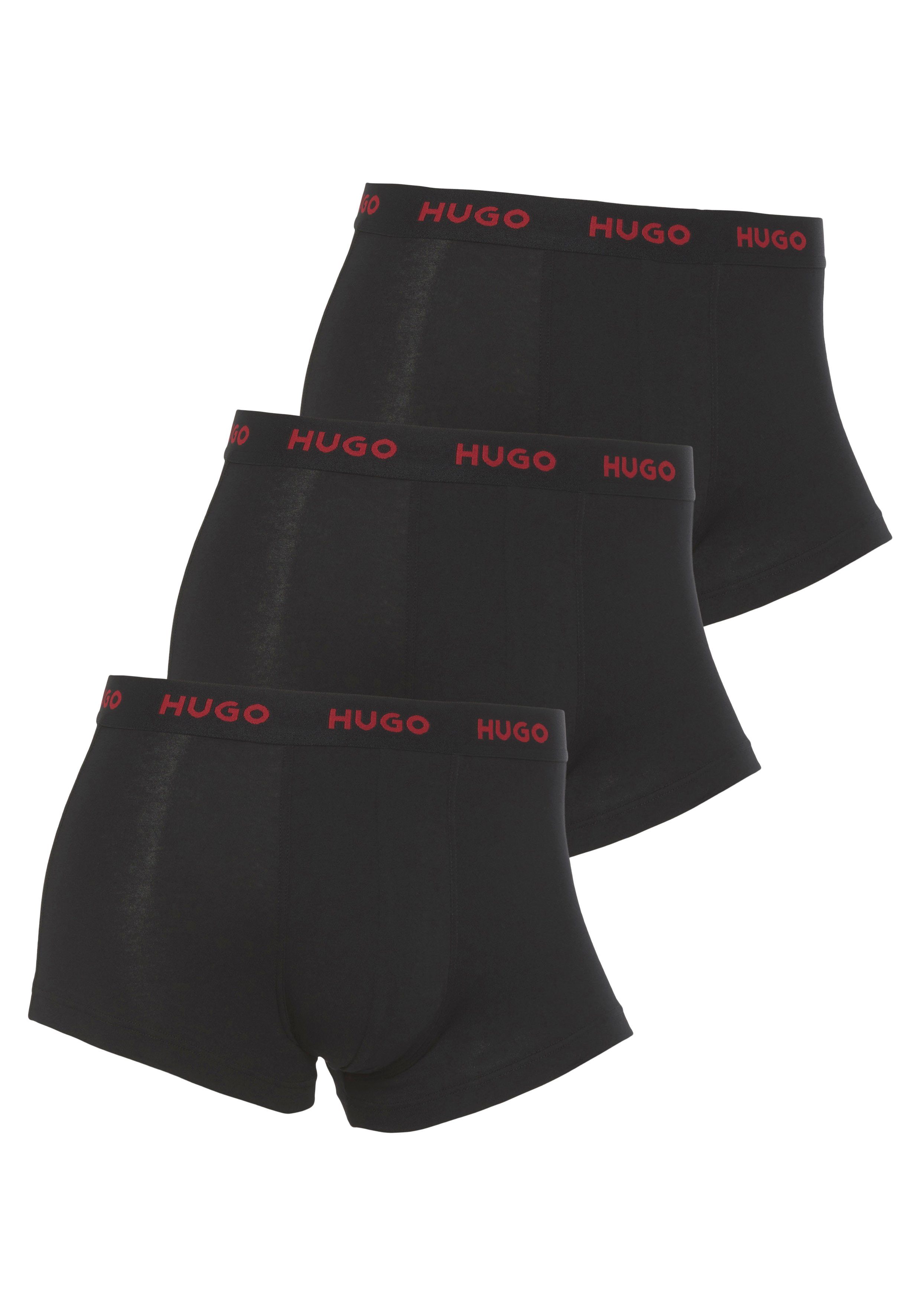 HUGO Pack) PACK 3er TRUNK Trunk 3-St., mit Open_Miscellaneous elastischem TRIPLET (Packung, Logobund