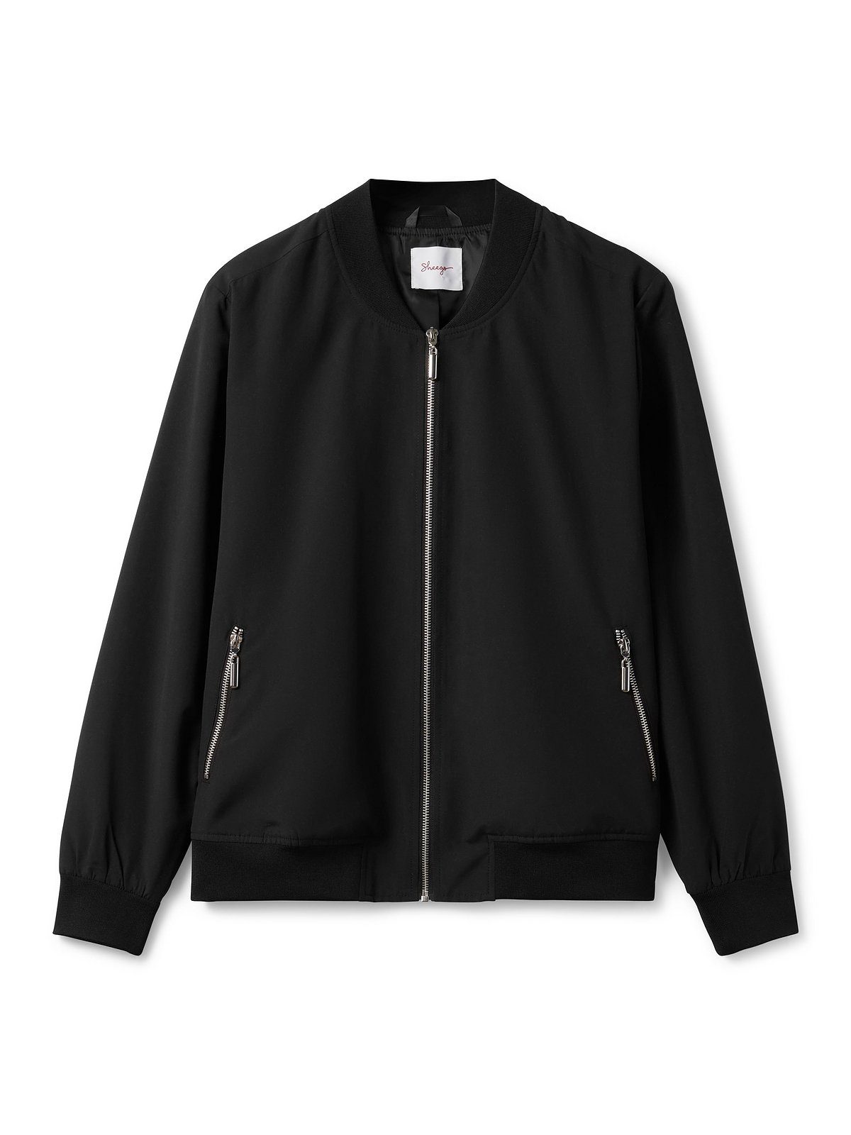 Sheego Blouson Große Größen mit Rippbündchen und Reißverschluss