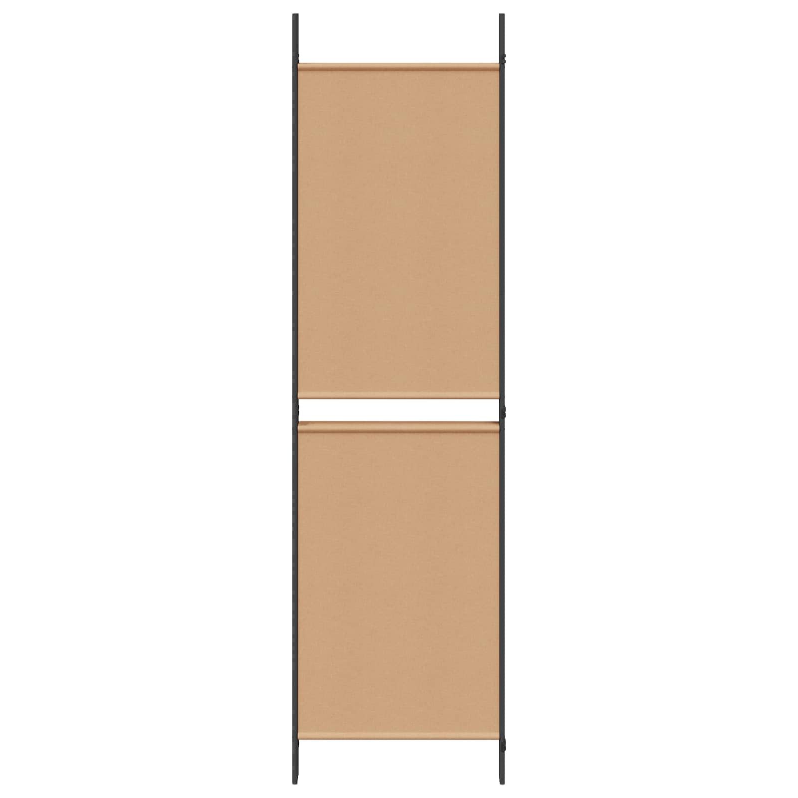 vidaXL Raumteiler 4-teiliger Raumteiler Beige 200 x 180 cm Stoff, 1-tlg.