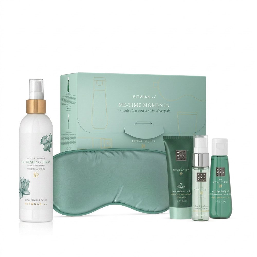 Rituals Textilerfrischer Rituals The Ritual of Jing Refreshing Spray Me Time Set (Kombination aus Textilerfrischer und Me Time Pflege-Set)