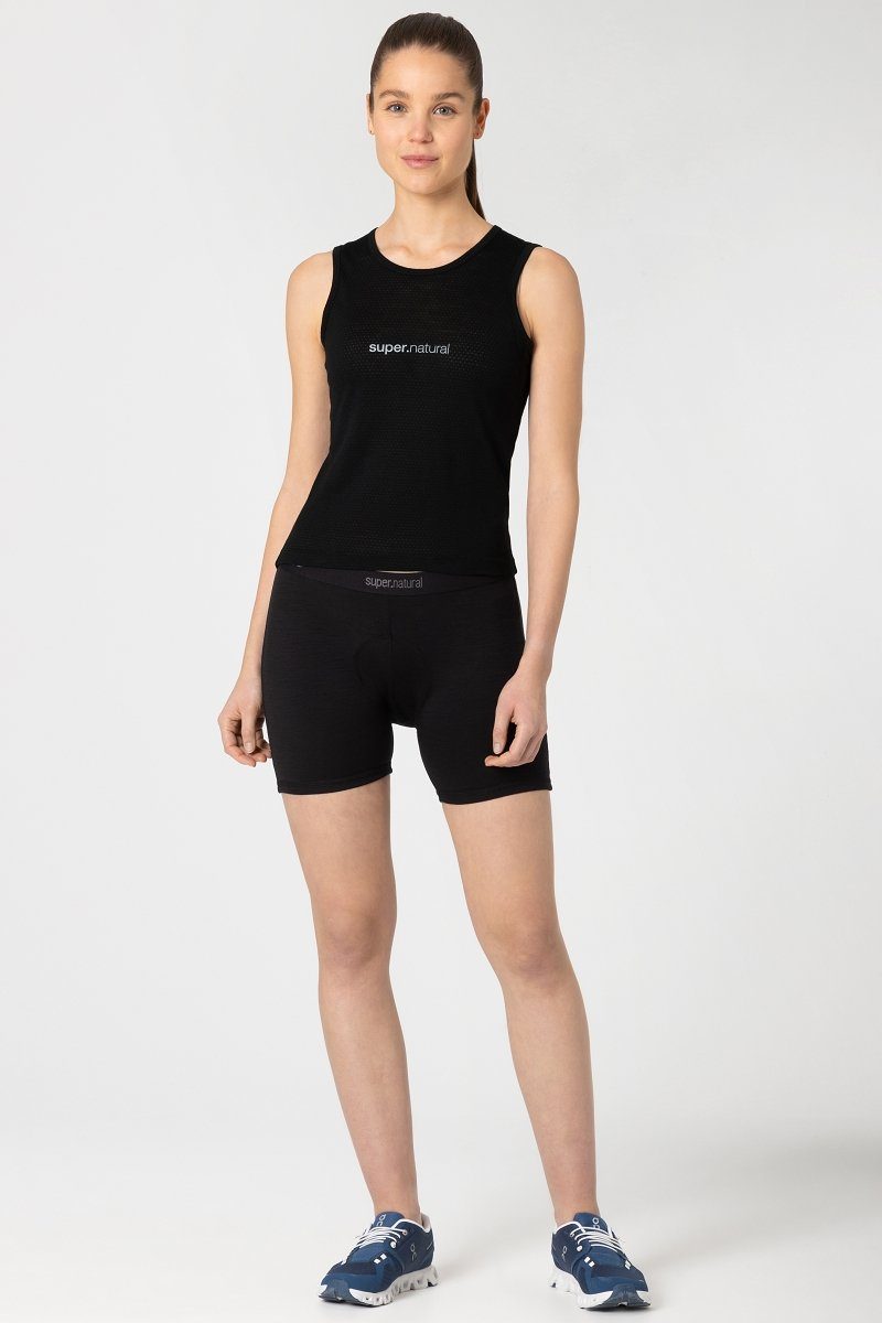 SUPER.NATURAL Unterziehshirt Merino Unterziehshirt W GRAVA UNDER funktioneller Merino-Materialmix