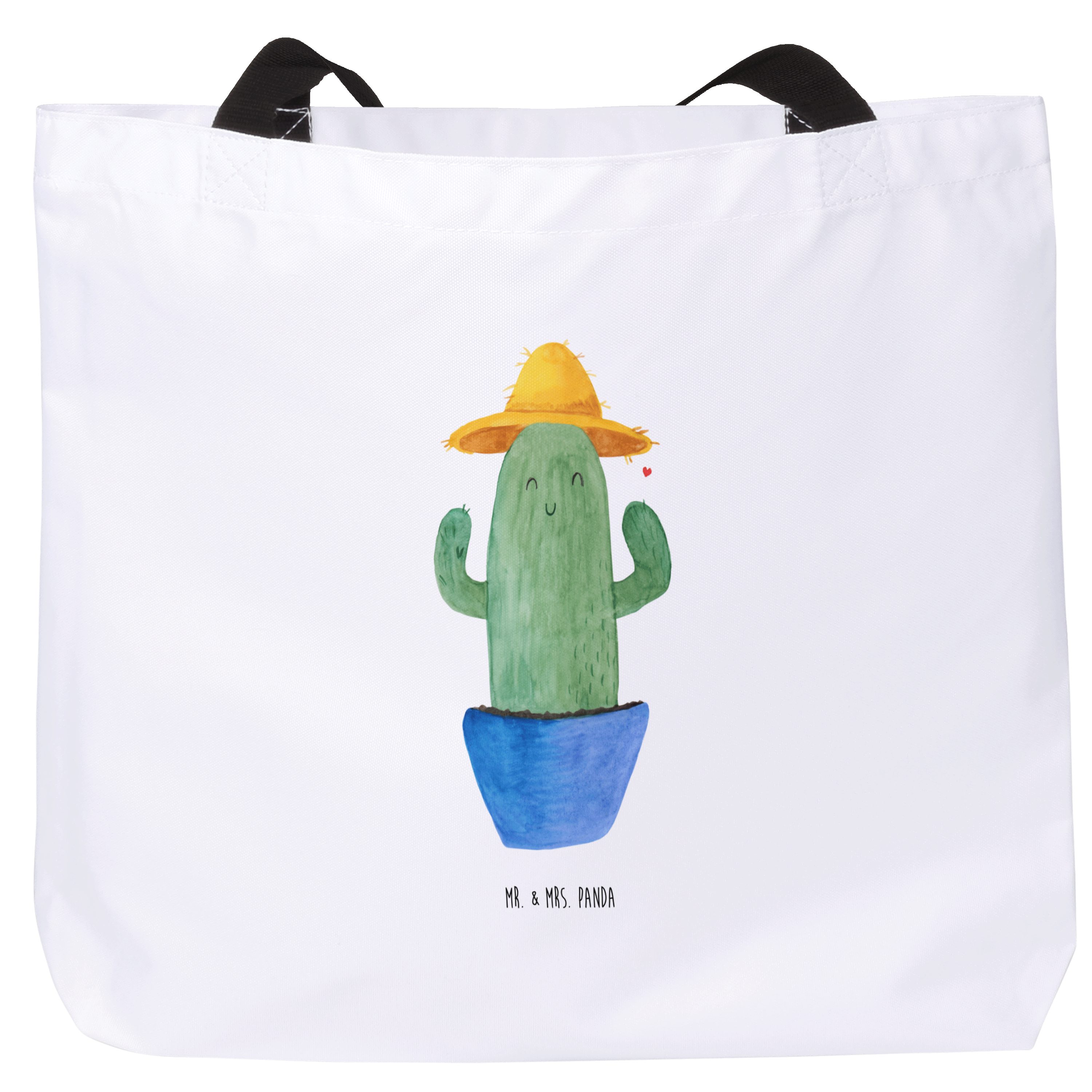 Shopper Kaktus Hut, Schultasche, Weiß, Weltenbummler, Laptoptasche, Strandtas