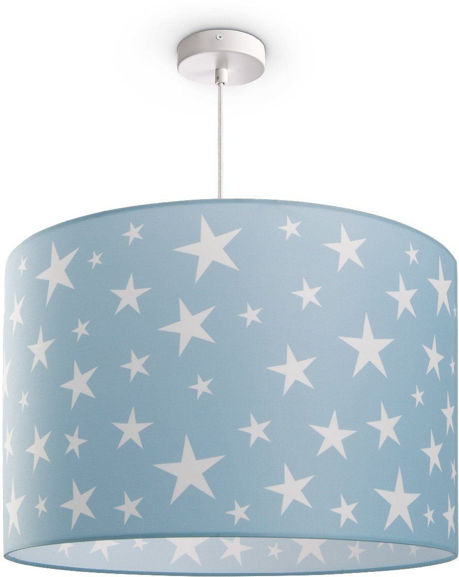 Leuchtmittel, Home ohne Sternenhimmel Pendelleuchte 315, E27 Capri Kinderzimmer Kinderlampe Motiv Paco LED Deckenlampe