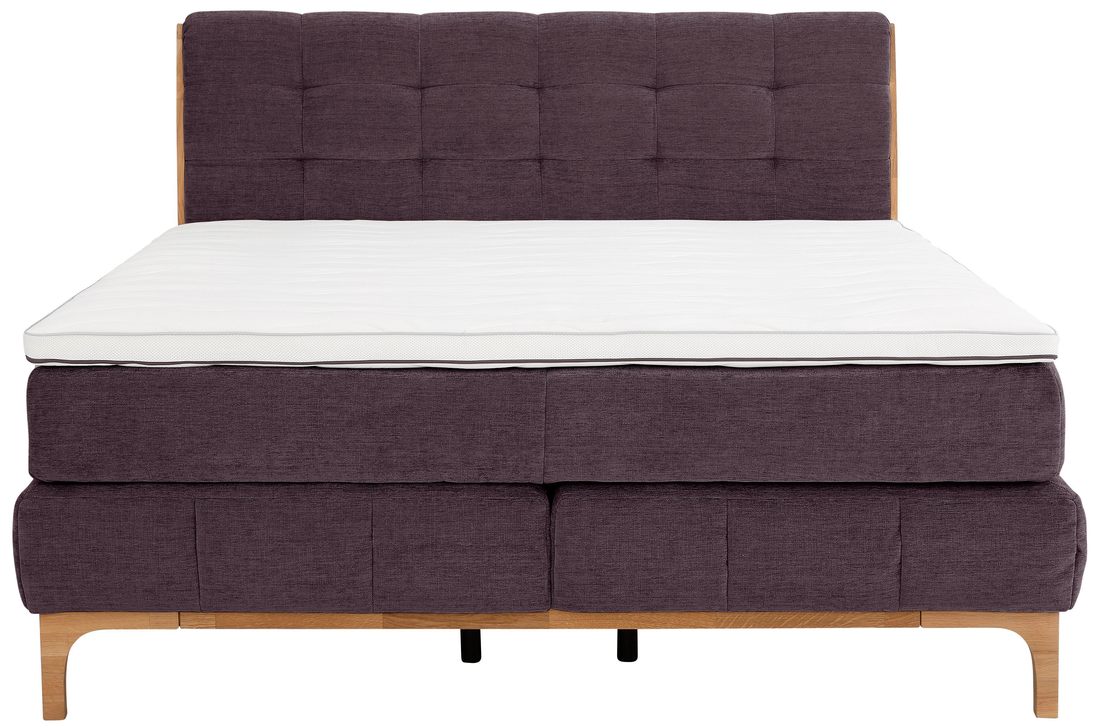 OTTO home Boxspringbett Jelle (5-St), zertifizierte, recycelte Bezugsstoffe, verschiedene Ausführungen