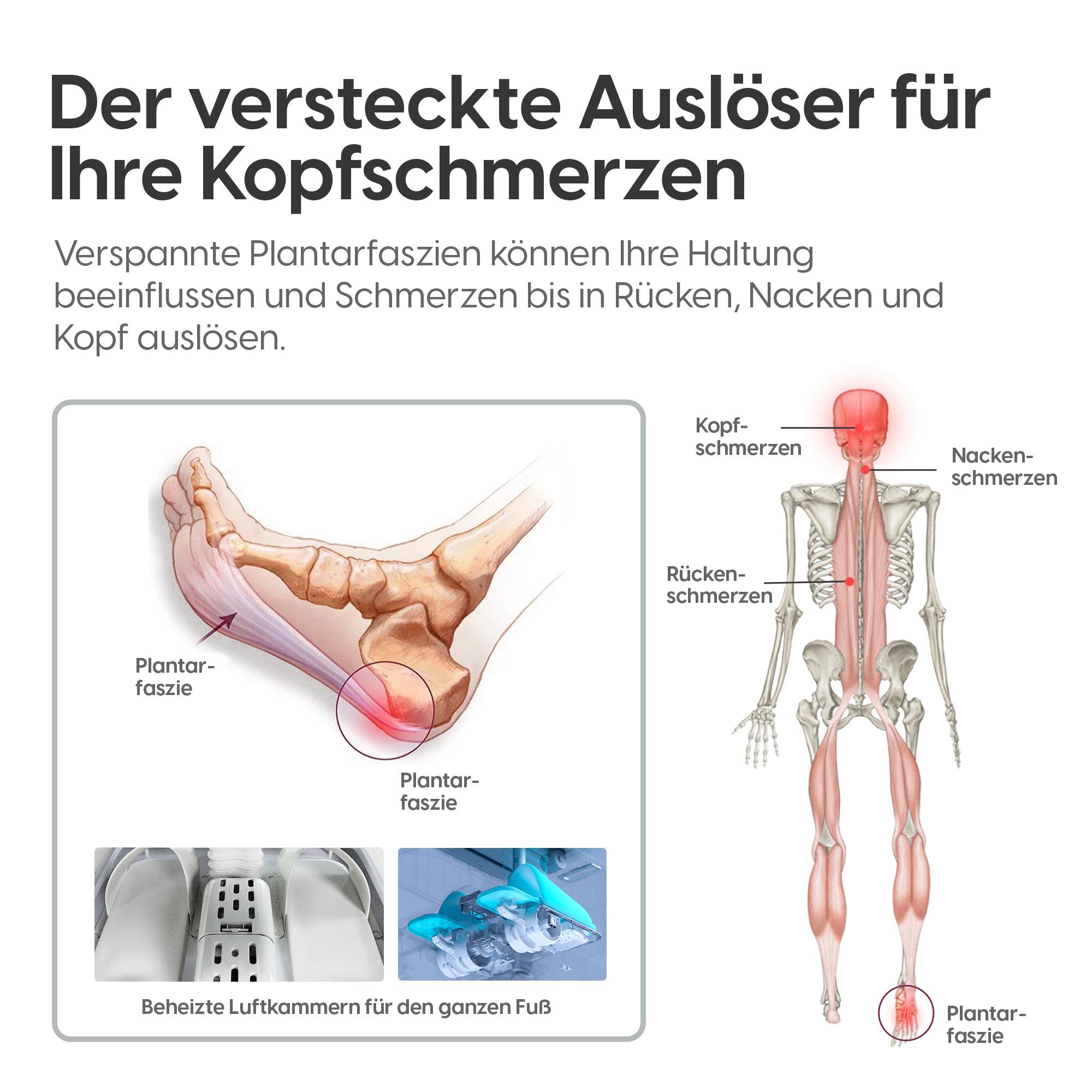 STARKFELD HOME® Fußbad STARKFELD HOME® AQUARELAX – Fußbad Massagegerät Elektrisches Luxus, Packung, 4 in 1 : Fußspa & Fußmassagegerät mit Heizfunktion und Shiatsumassage, Elektrisch faltbar mit eingebautem Akku