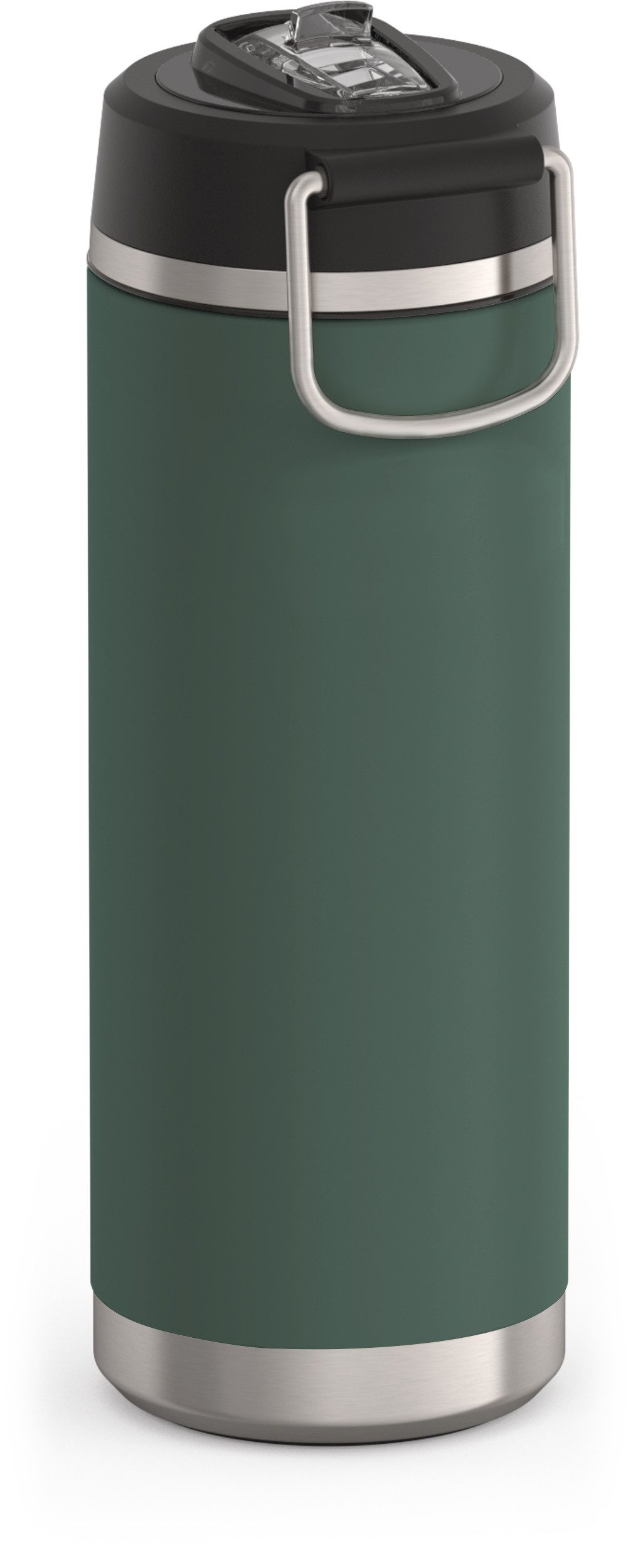 THERMOS Isolierflasche ICON WATER BOTTLE, Edelstahlkörper, spülmaschinenfest, 0,71l, 12h kalt, schappsicher mit einklappbarem Flip-Strohalm