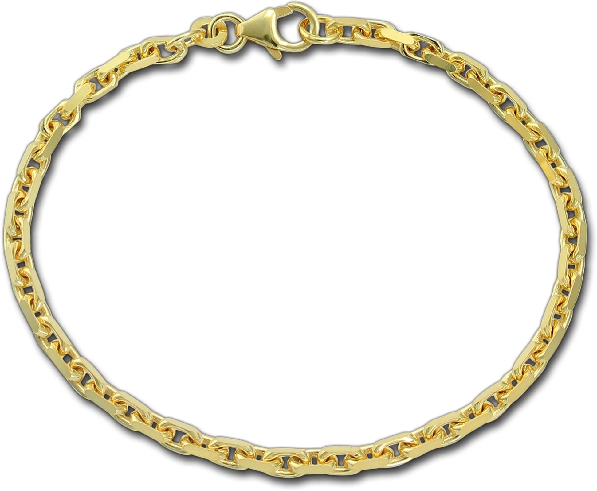 GoldDream Echtgold Armband Gelbgold Echtgold, Goldarmband 18,7cm, 333er Armband (Armband, Armband), 8K Damen GoldDream Gelbgold