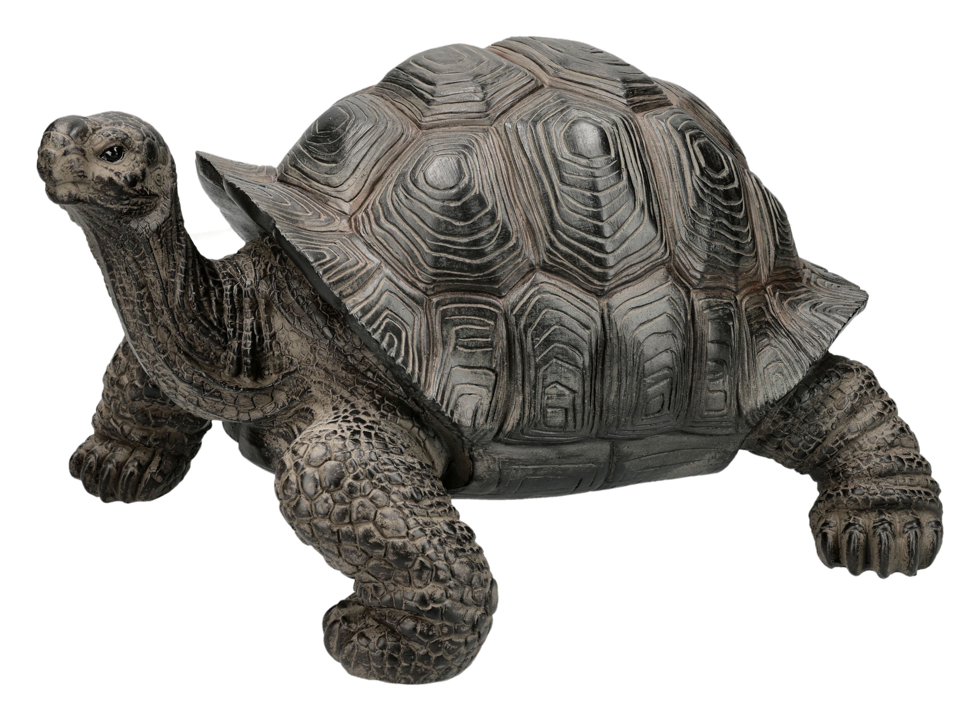 Gartenfigur Schildkröte Figur – Garten Deko Tier Statue wetterfest 28 cm Dekofigur