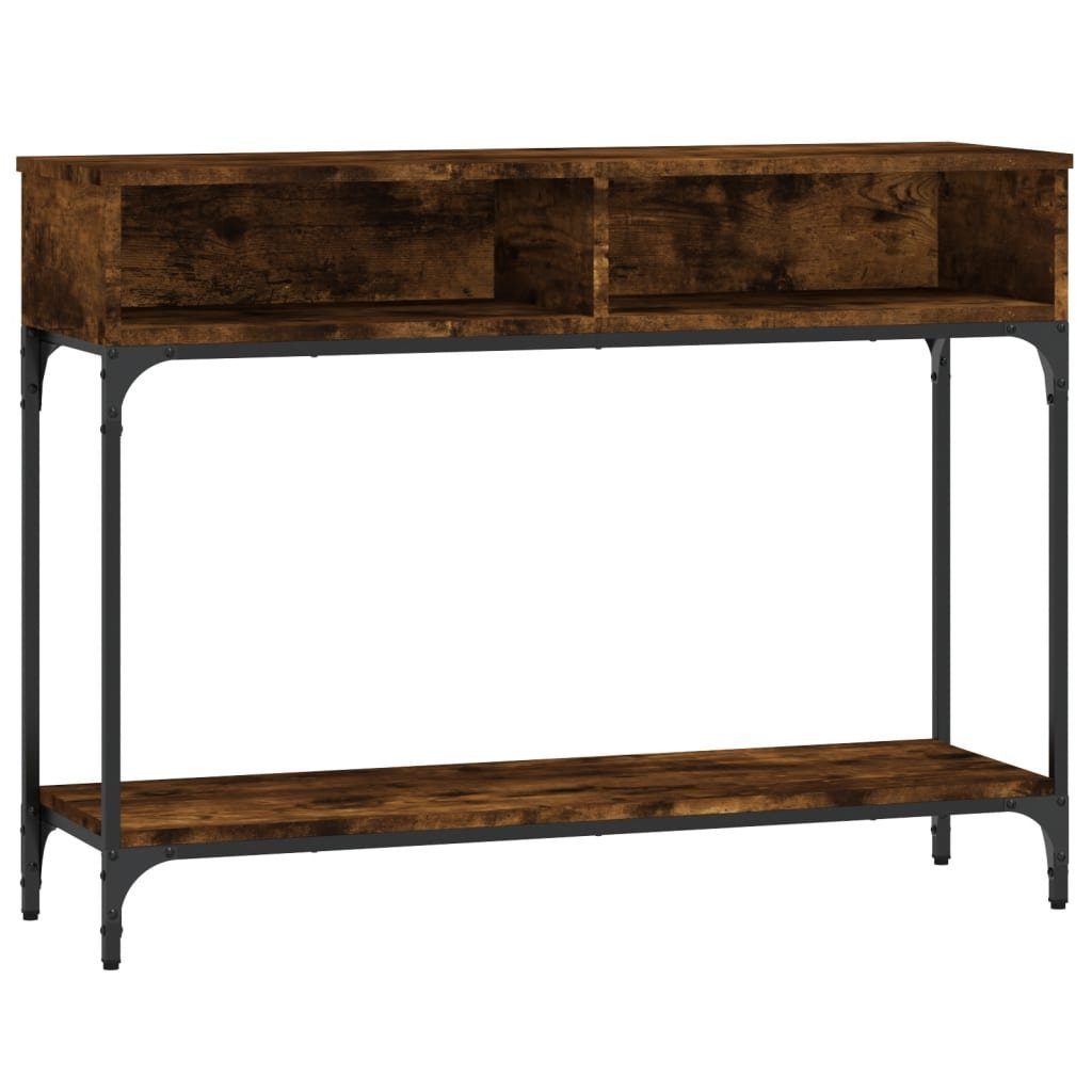 vidaXL Beistelltisch Konsolentisch Räuchereiche 100x30,5x75 cm günstig online kaufen