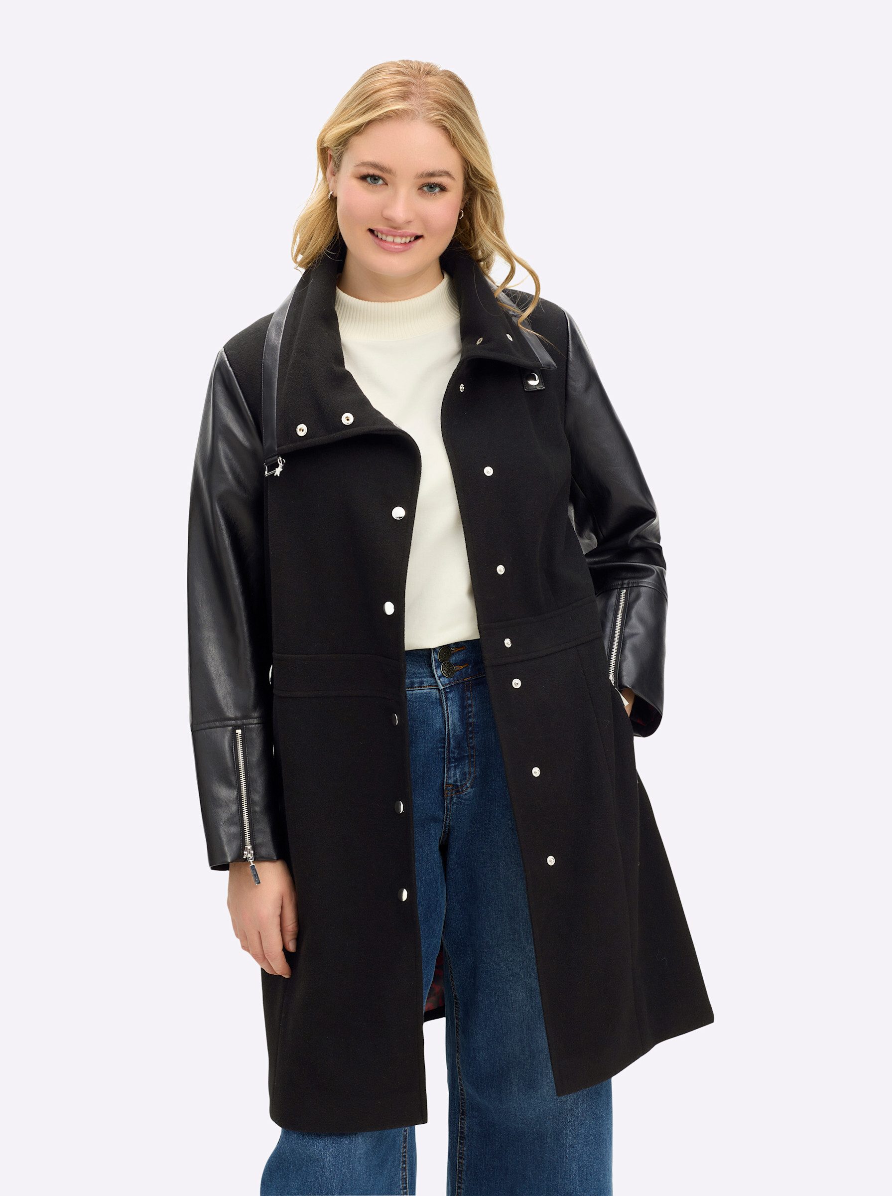 sheego by Joe Browns Allwetterjacke Kurzmantel günstig online kaufen