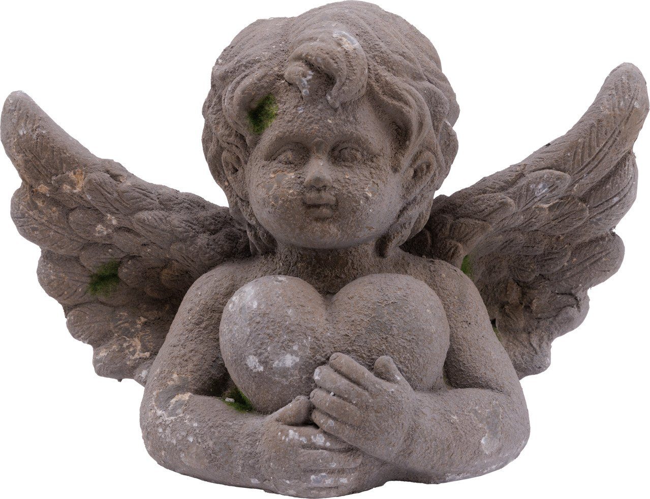 Gartenfigur TrendLine Dekofigur Engel 39 x 28 cm grau