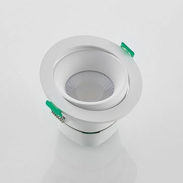 Arcchio Strahler Katerin, Modern, Kunststoff, weiß (RAL 9016), 1 flammig, inkl. Leuchtmittel
