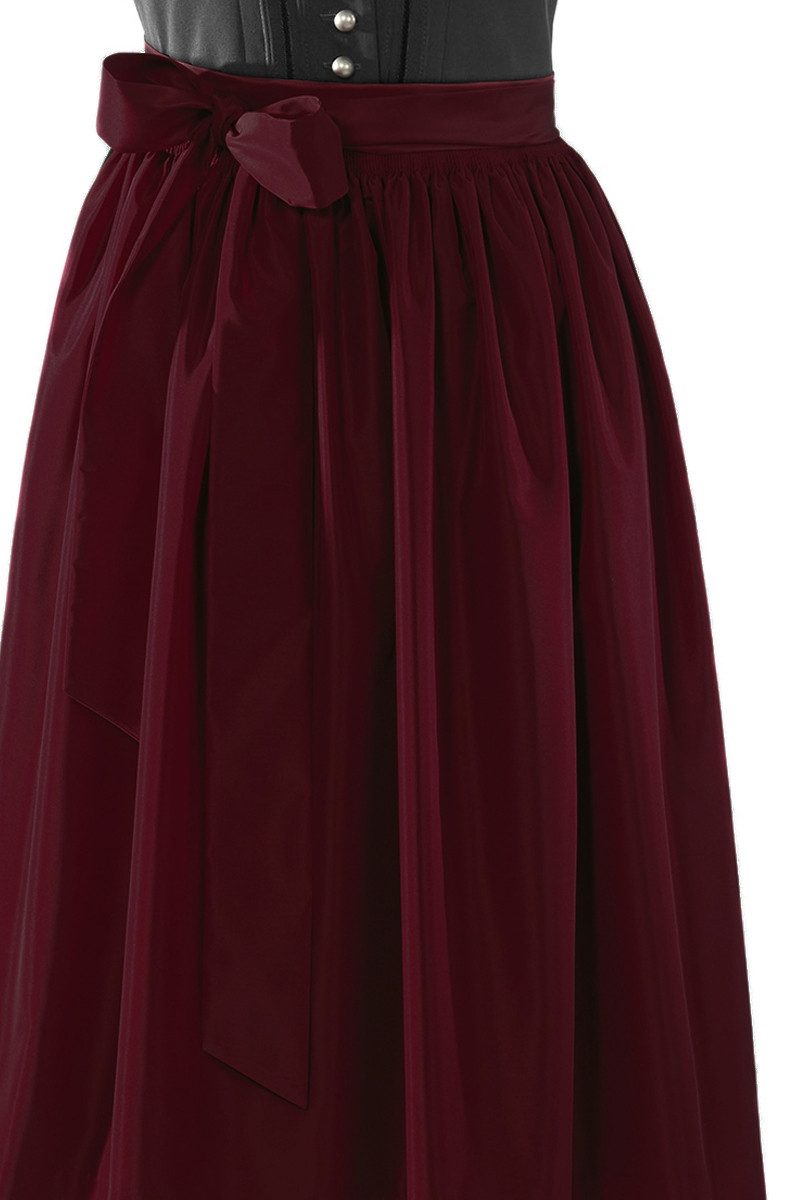 Hammerschmid Dirndlschürze Dirndlschürze - GEROLDSEE - hellblau, weinrot