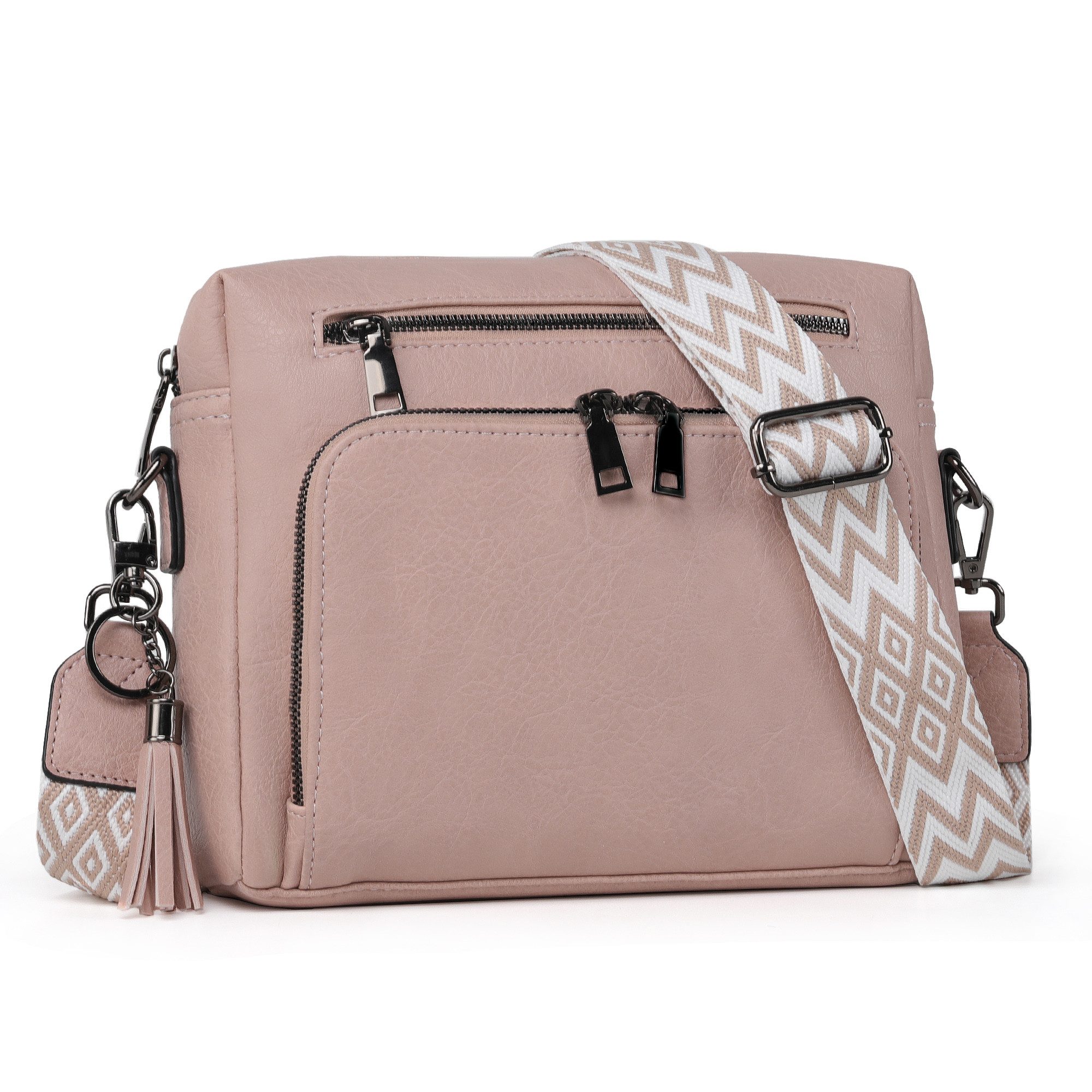 TAN.TOMI Umhängetasche Damen Crossbody Bag Moderne Taschen mit Abnehmbar Schultergurt, Für Tägliches Arbeiten Einkaufen Verabredungen Reisen