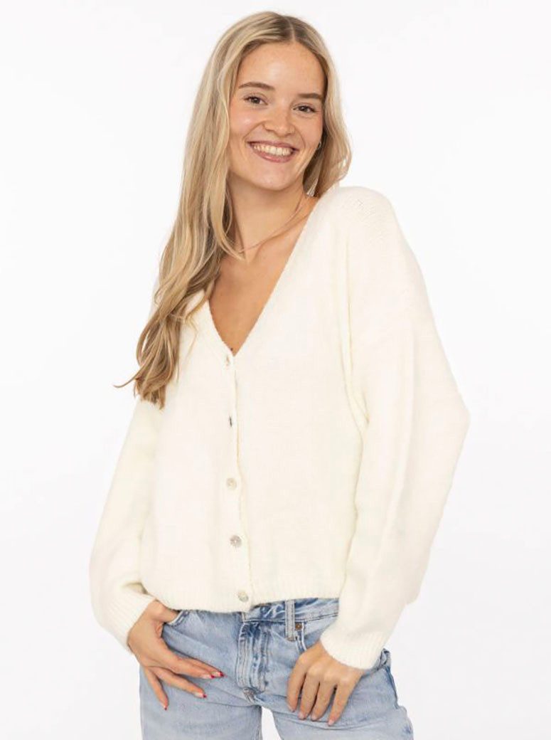 Zwillingsherz Strickjacke "Knöpfe" kuschelig, mit kleinen günstig online kaufen