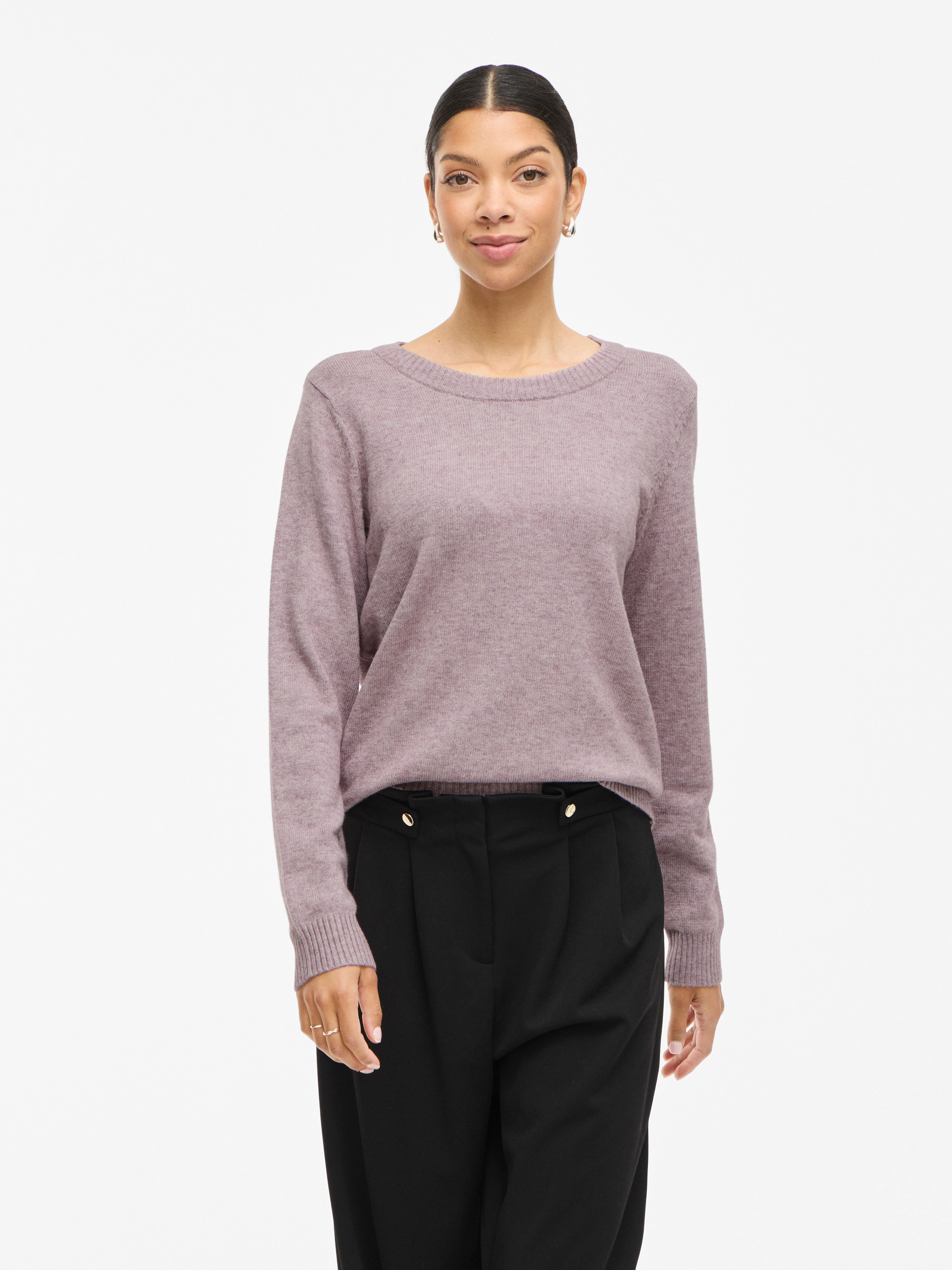 Vila Rundhalspullover VIRIL O-NECK L/S KNIT günstig online kaufen