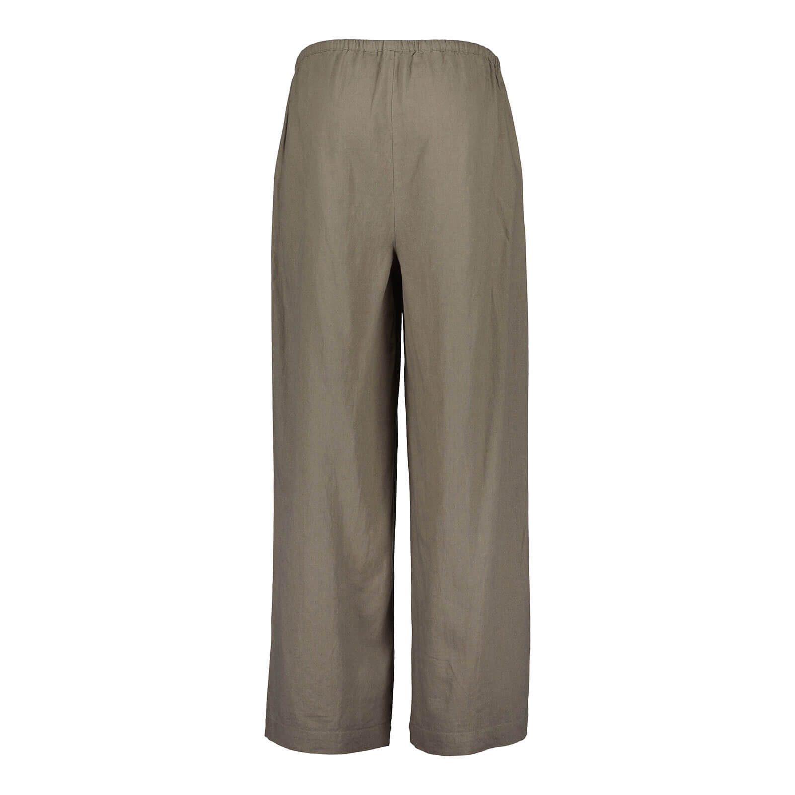Blue Seven Strandhose 186206 Damen Hose uni mit Tunnelzug - Sommerhose Freizeithose Weites Bein