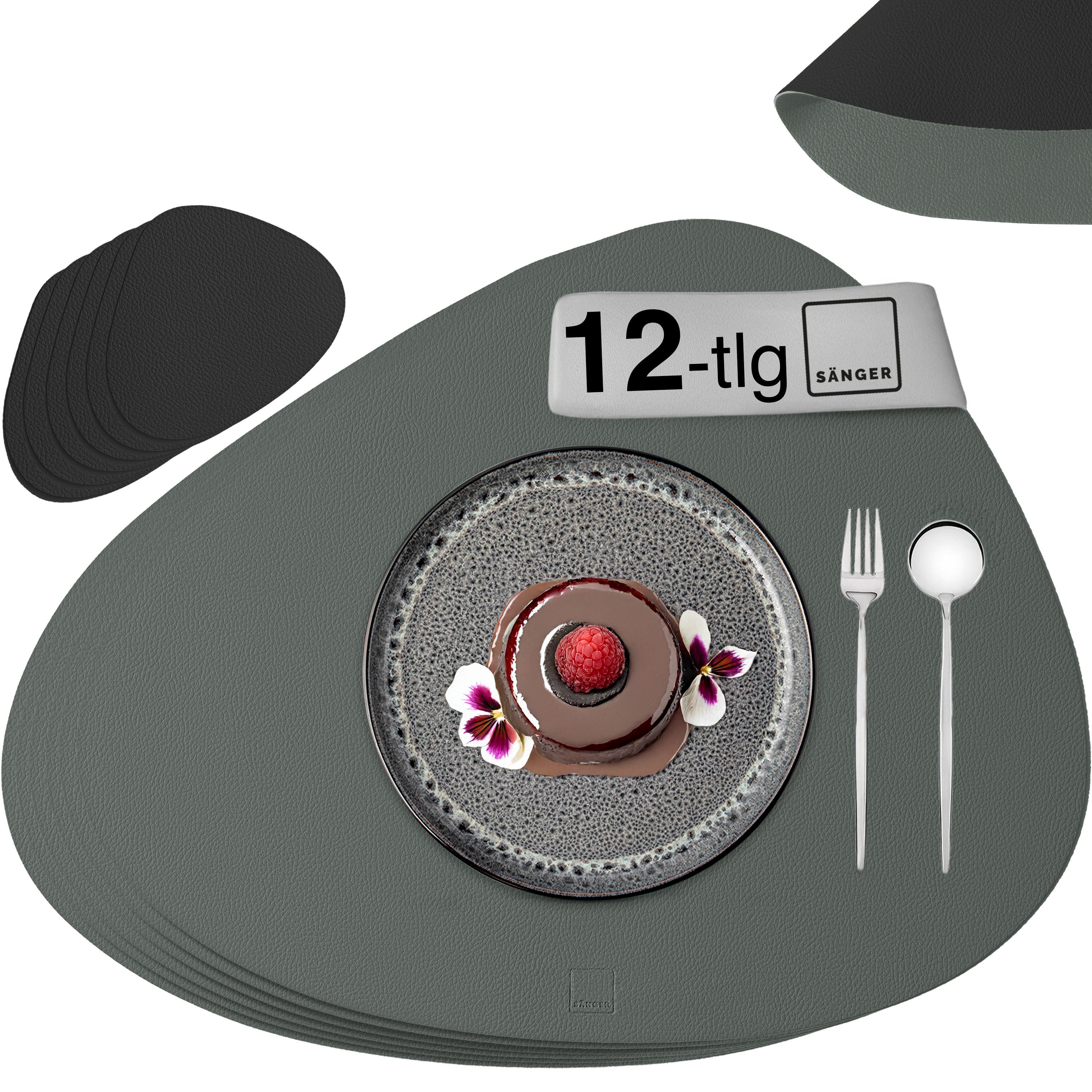 SÄNGER Platzset aus Kunstleder, (Set, 12-St., günstig online kaufen