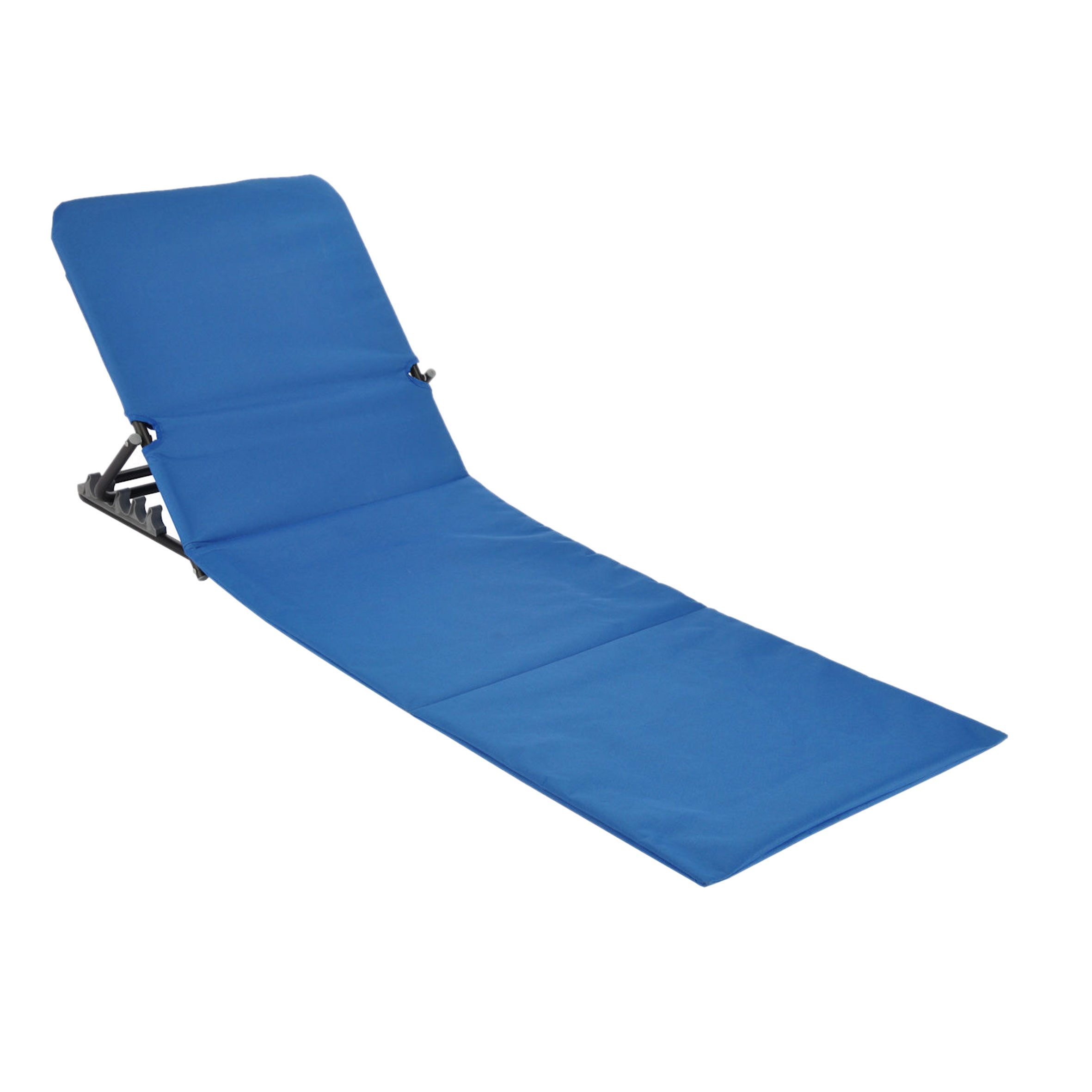 Spetebo Gartenliege Strandmatte mit Rückenlehne, Einzelstück, günstig online kaufen