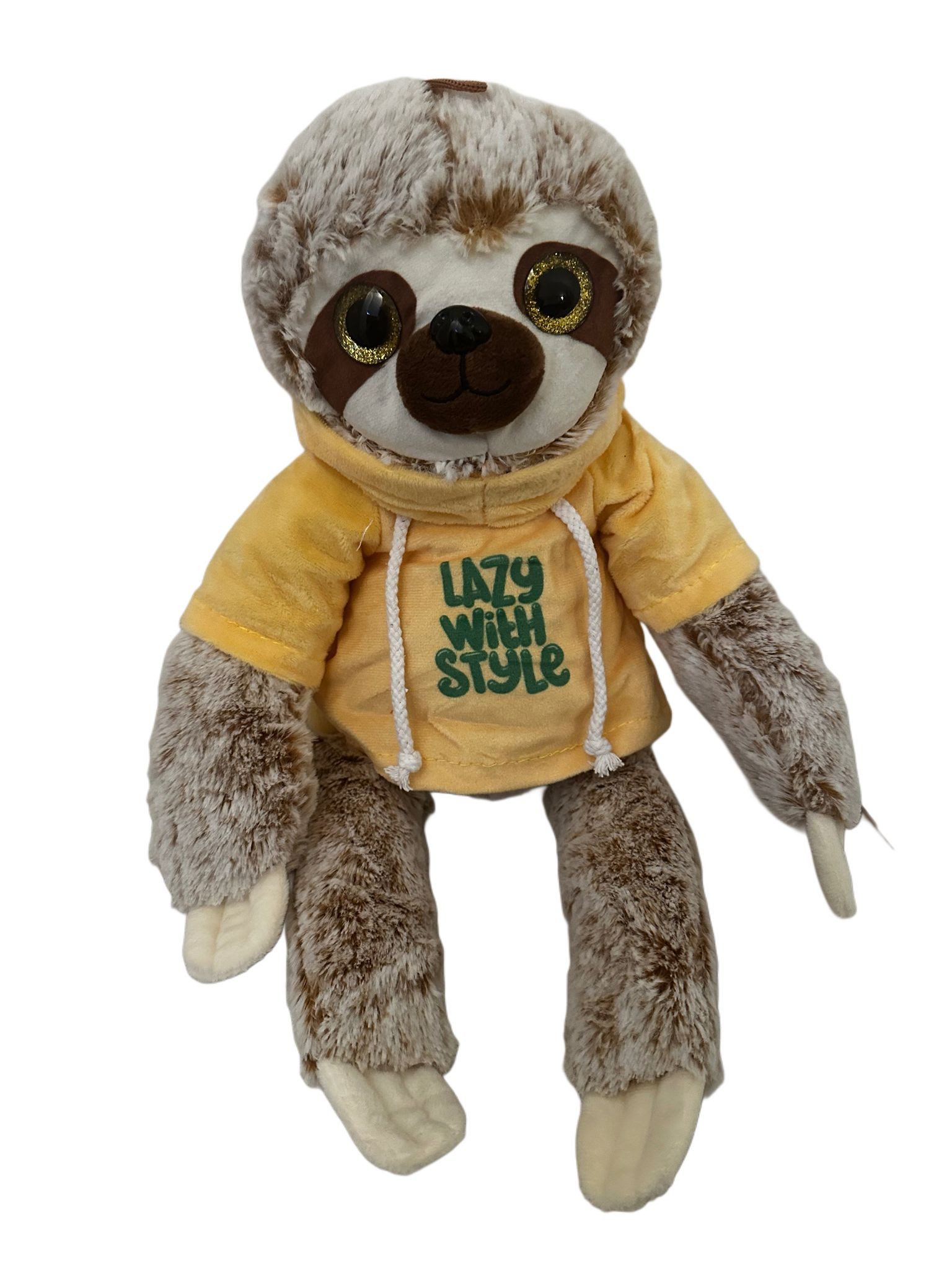 soma Kuscheltier Faultier Kuscheltier XXL 38 cm Plüschtier Stofftier Plushies Lazy Gelb (Set, 1-St., Geschenk-Set), Stofftier Sale Geschenke für Mädchen Jungen Kinder Babys spielen