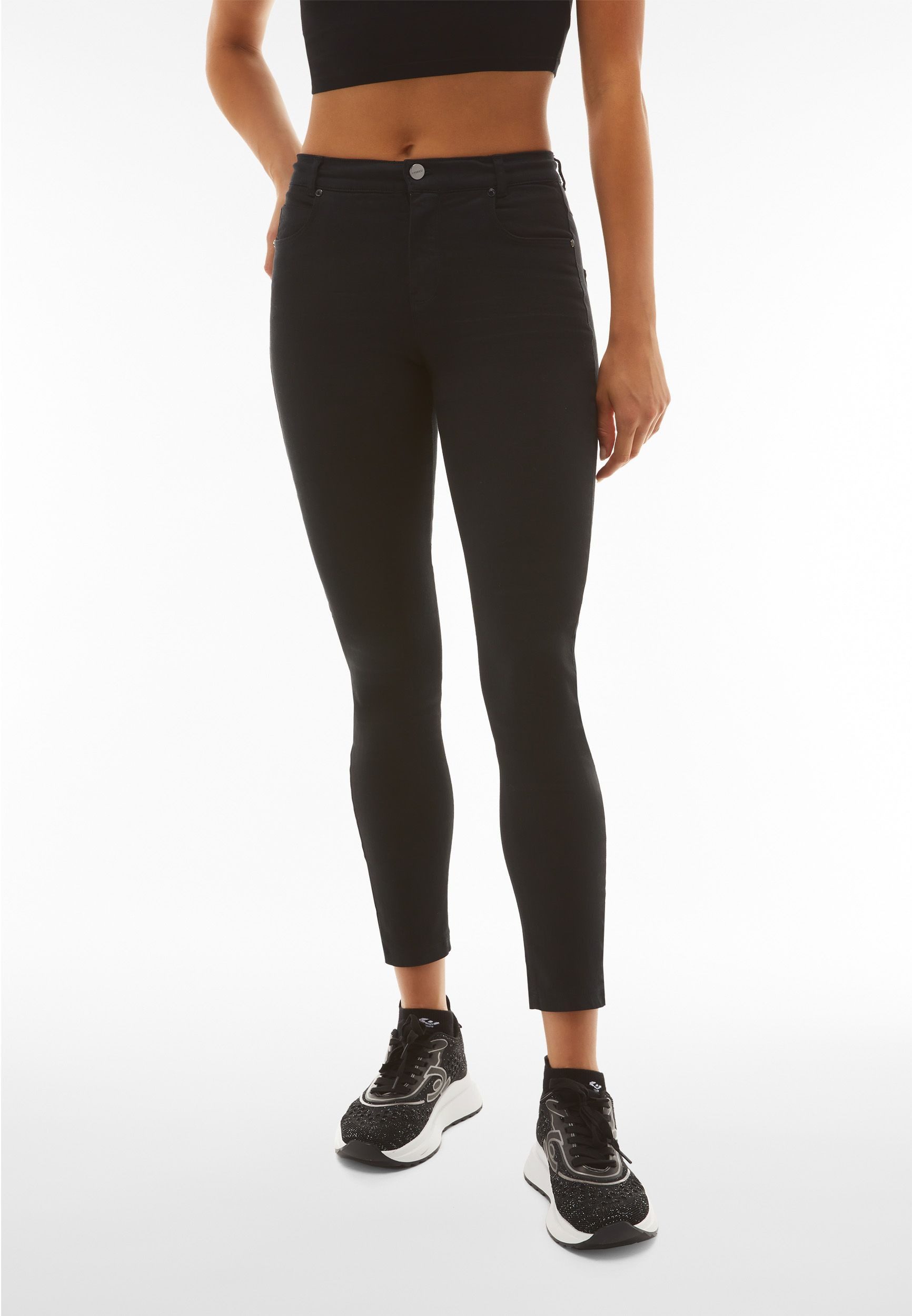 Freddy Джинсыjeggings Skinny-Hose mit normalem Taillenbund aus stückgefärbtem Stoff 5-Pocket-Style