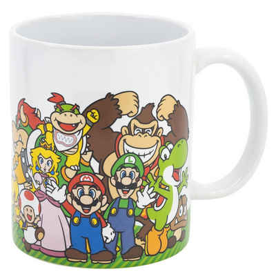 Super Mario Tasse Super Mario Luigi Donkey Gamer Kaffeetasse Teetasse, Keramik, 330 ml