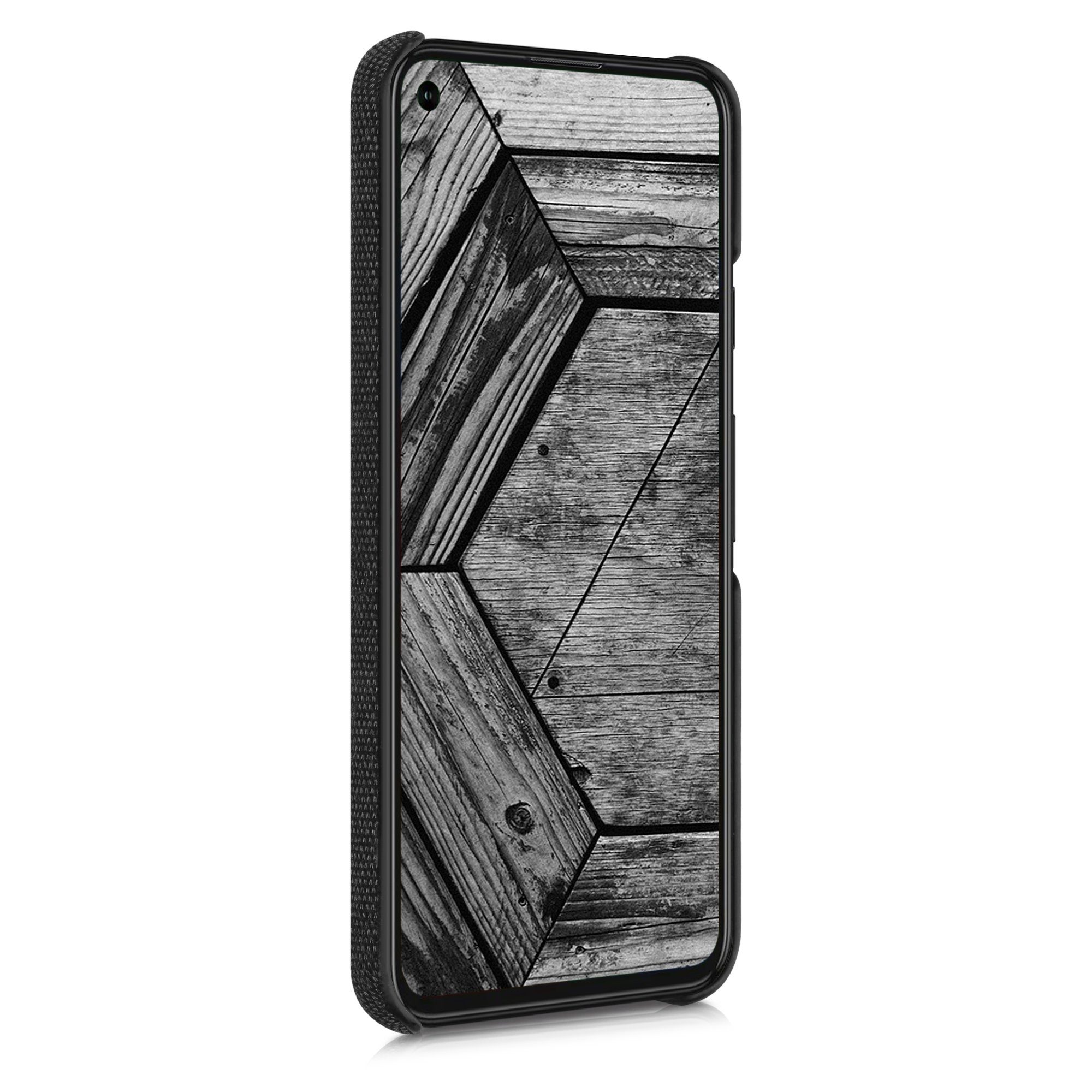 kwmobile Handyhülle kwmobile Schutzhülle kompatibel mit Google Pixel 5 - Hülle - Stoff, Hülle für Google Pixel 5 - Stoff Cover Case im Design