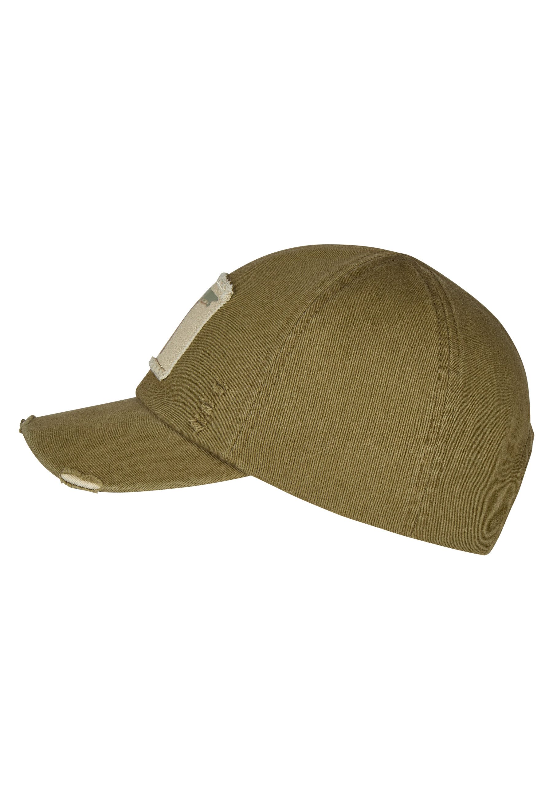 Sterntaler® Baseball Cap Basecap Safari (1-St) Basecap aus gewaschenem Jeansstoff m. Safari-Aufnäher & Metallschließe