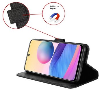 Wigento Handyhülle Für Nothing Phone 1 All-Inclusive Kunstleder Cover Handy Tasche Hülle Etuis Schwarz