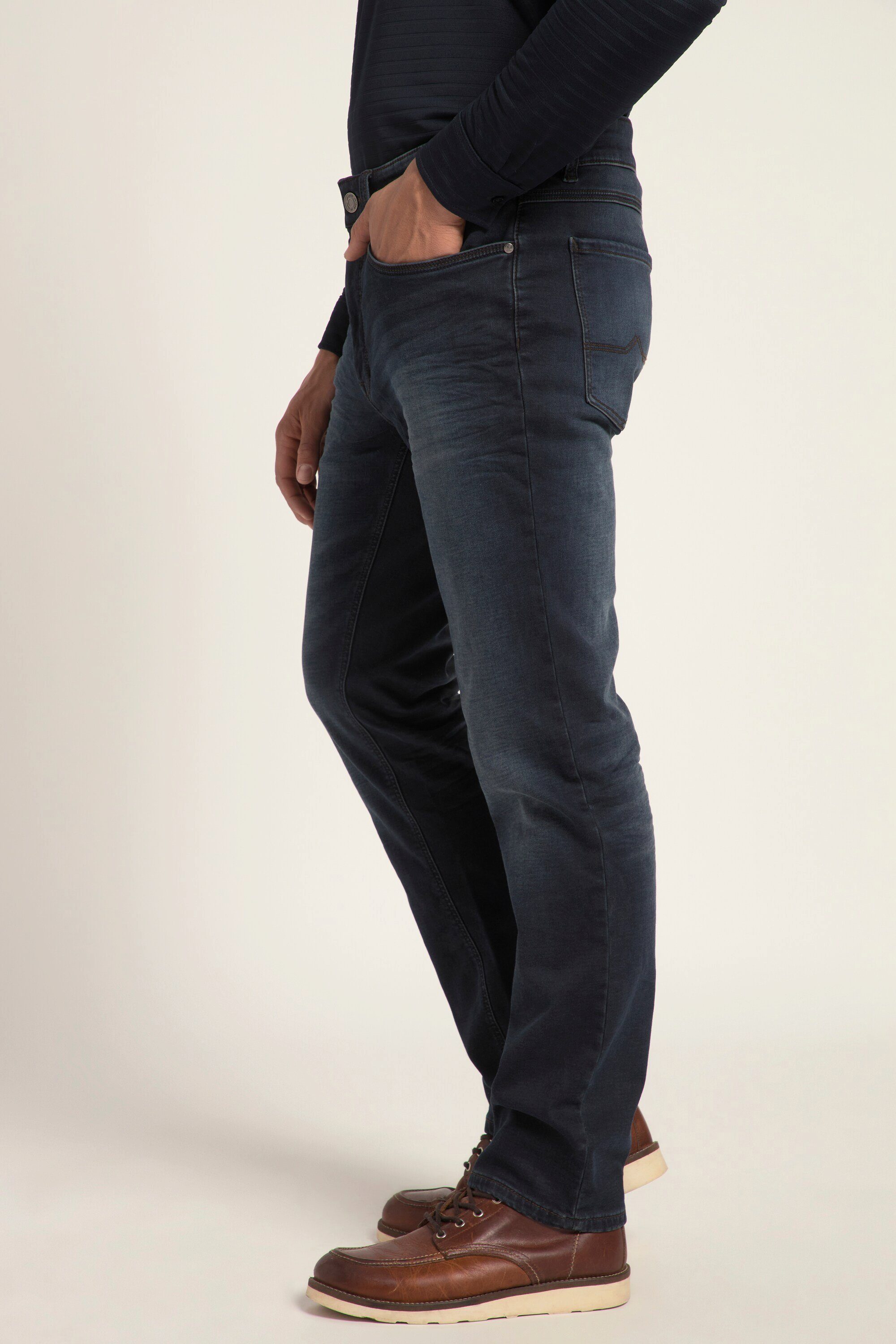 JP1880 Cargohose Jeans Denim Straight FLEXNAMIC® blue 5-Pocket Fit denim dark