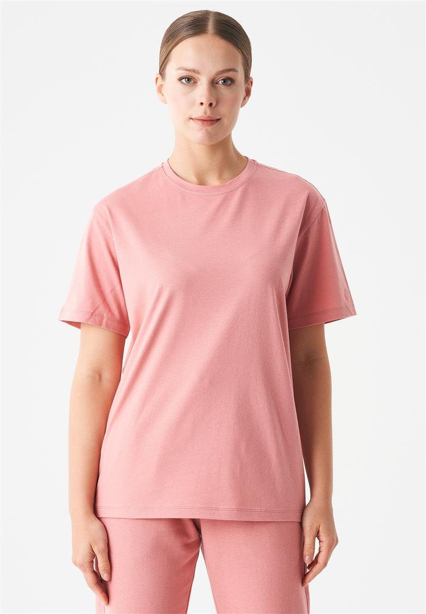 ORGANICATION T-Shirt Tillo-Unisex Basic T-Shirt in Blush