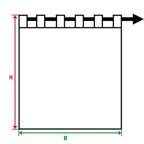 Vorhang Fine Check, TOM TAILOR HOME, Schlaufen (1 St), blickdicht, Wirkware, HxB: 255x135