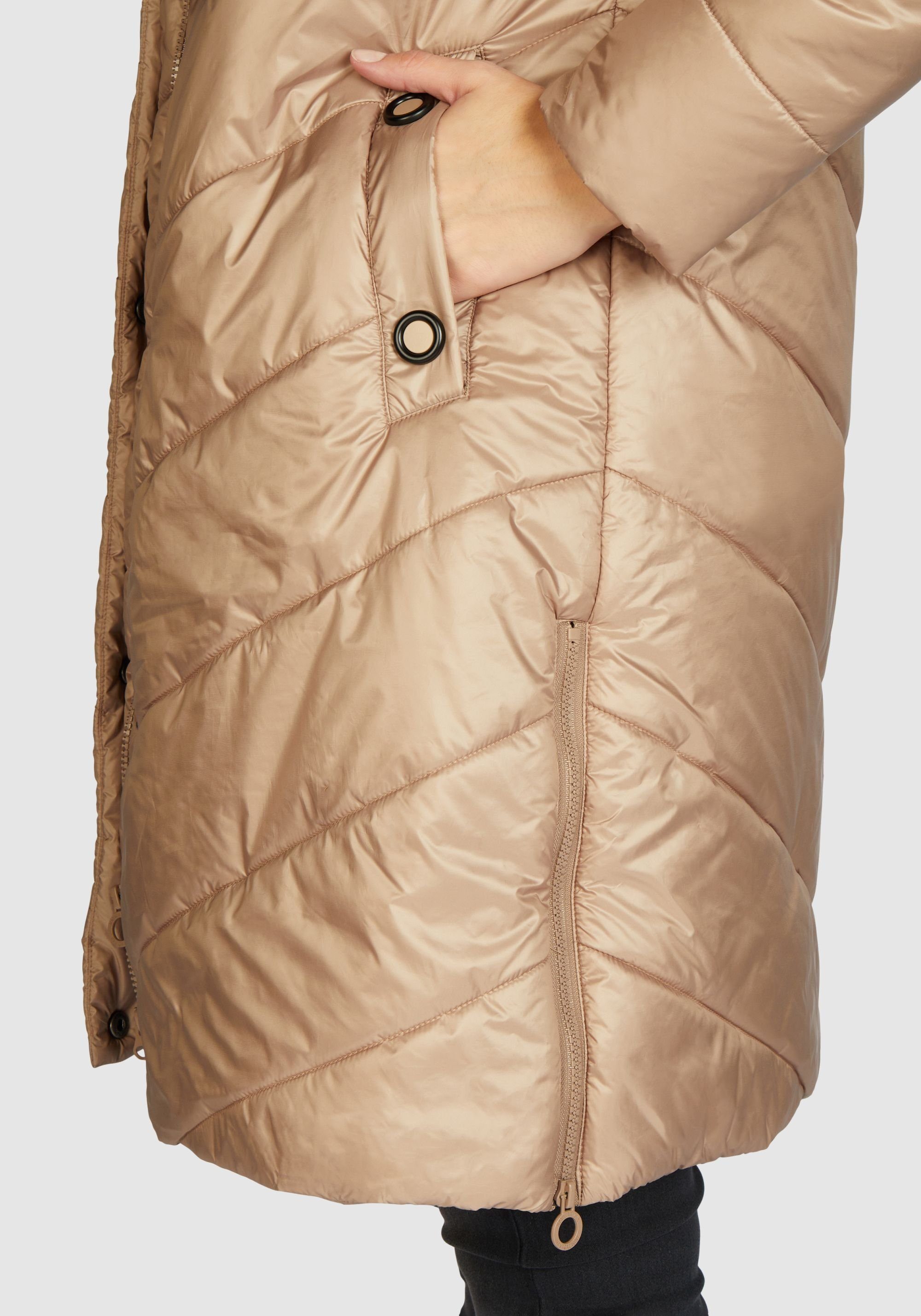 NAVIGAZIONE Wintermantel im glänzenden Design – Bild 5 von 5