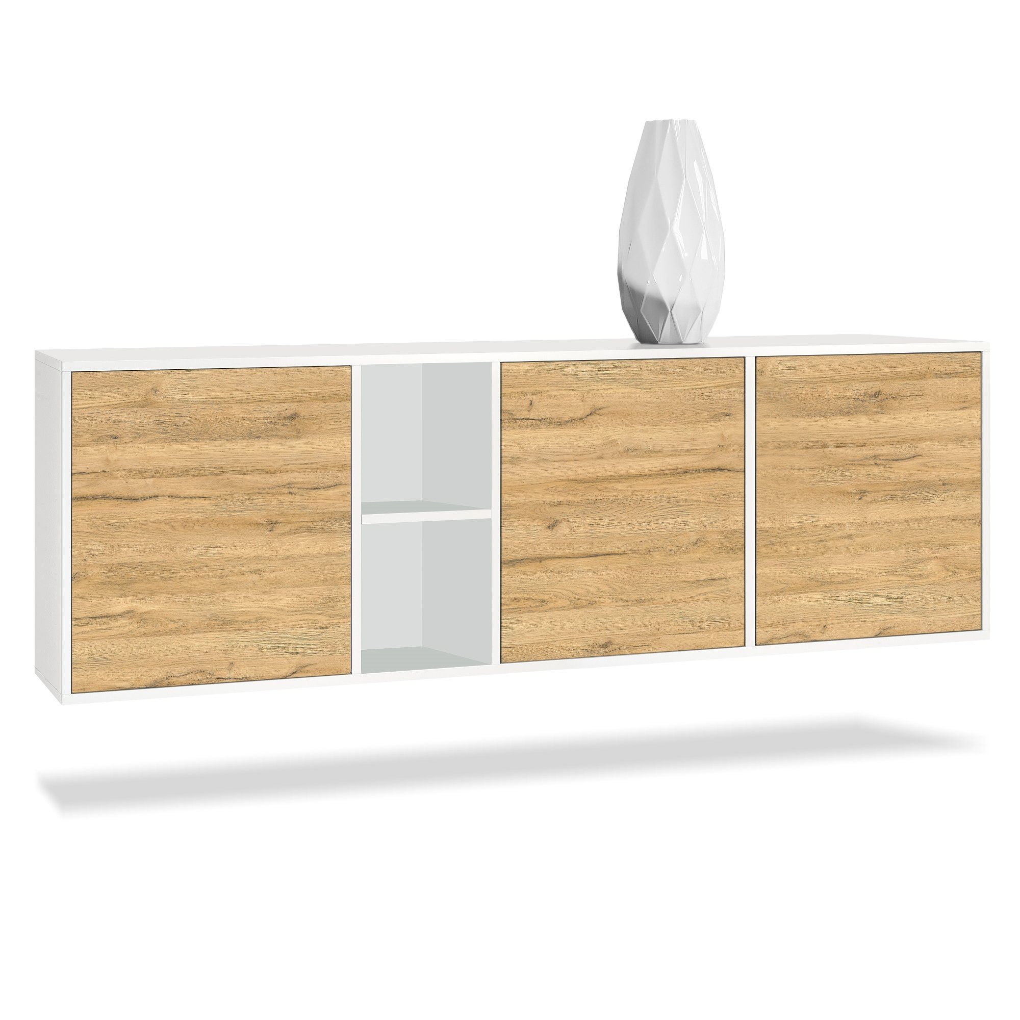 Vladon Sideboard Cuba (Kommode, mit 3 günstig online kaufen
