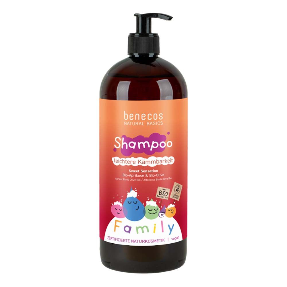 Benecos Haarshampoo Family Shampoo - Sweet Sensation Aprikose & Olive 950ml