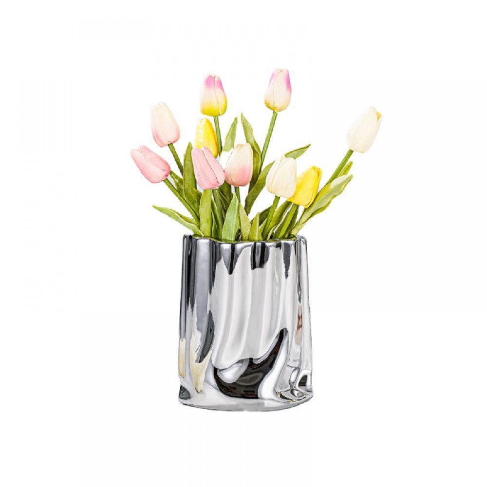 FELIXLEO Dekovase Keramik Vase Moderne Blumenvase Minimalistische Abstrakte Home Decor (1 St) – Bild 3 von 5