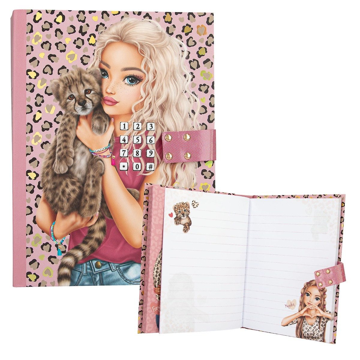 Depesche Tagebuch DEPESCHE TOPModel Tagebuch mit Sound und Geheimcode Leoheart